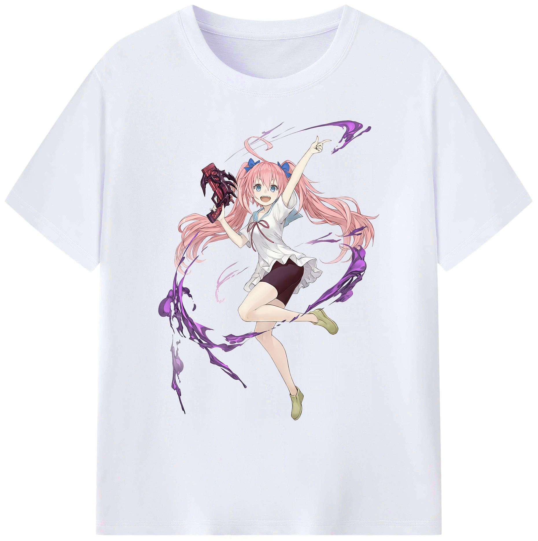 （画像用） 転スラ Regarding Reincarnated to Slime 綿100％ メンズ半袖Tシャツ｜肌触りやわらか＆通気性