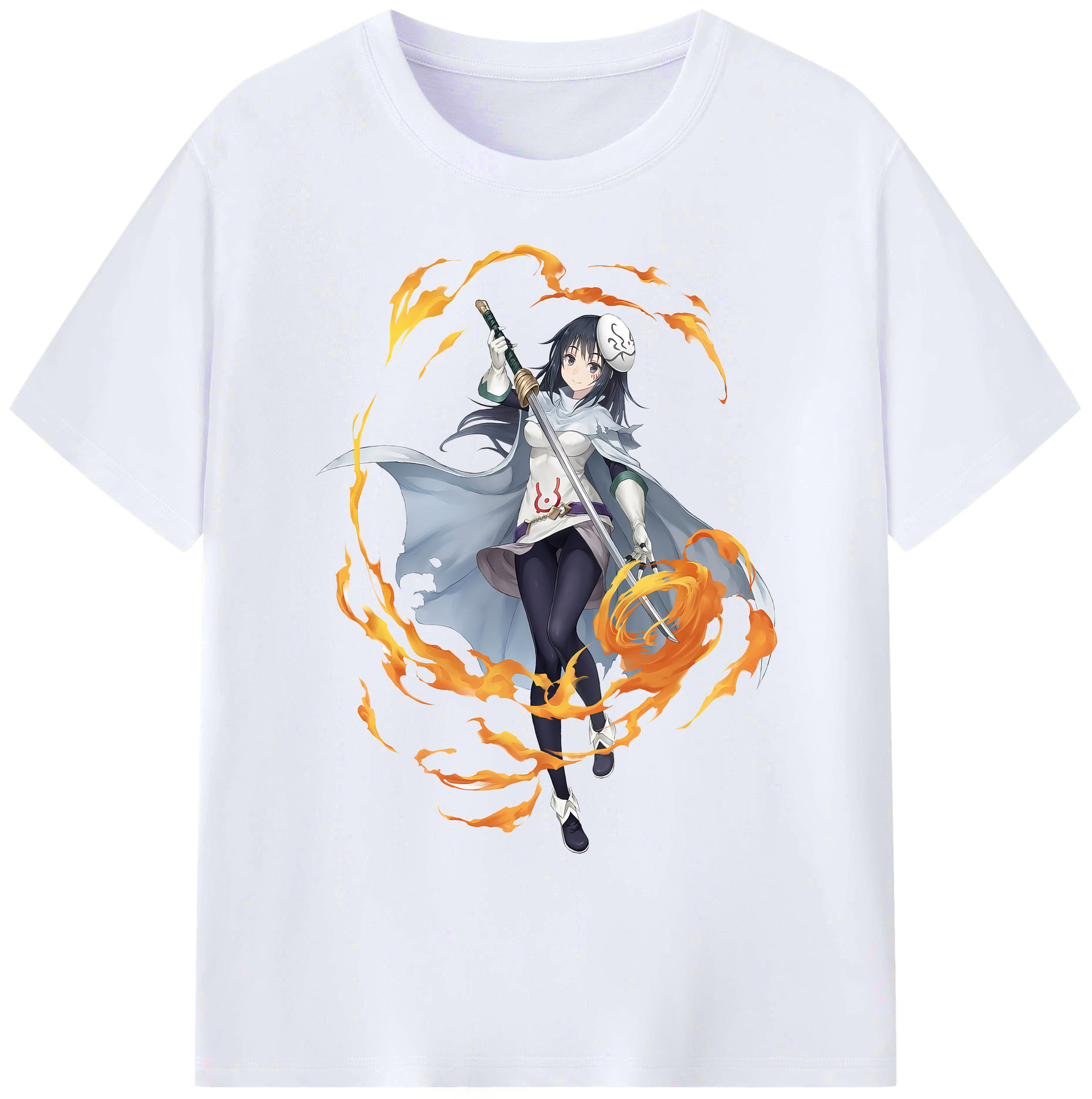 （画像用） 転スラ Regarding Reincarnated to Slime 綿100％ メンズ半袖Tシャツ｜肌触りやわらか＆通気性