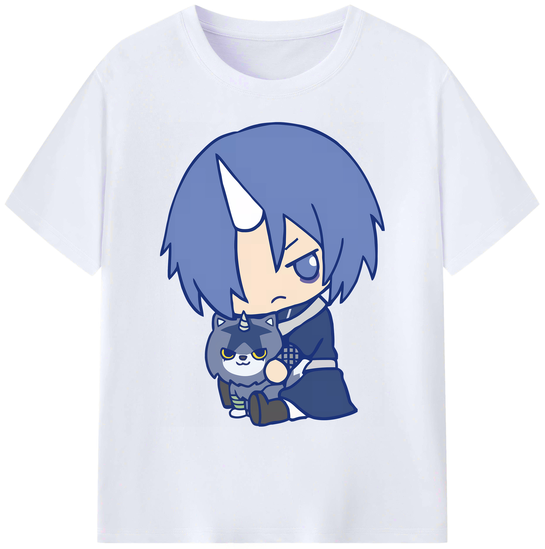 （画像用） 転スラ Regarding Reincarnated to Slime 綿100％ メンズ半袖Tシャツ｜肌触りやわらか＆通気性