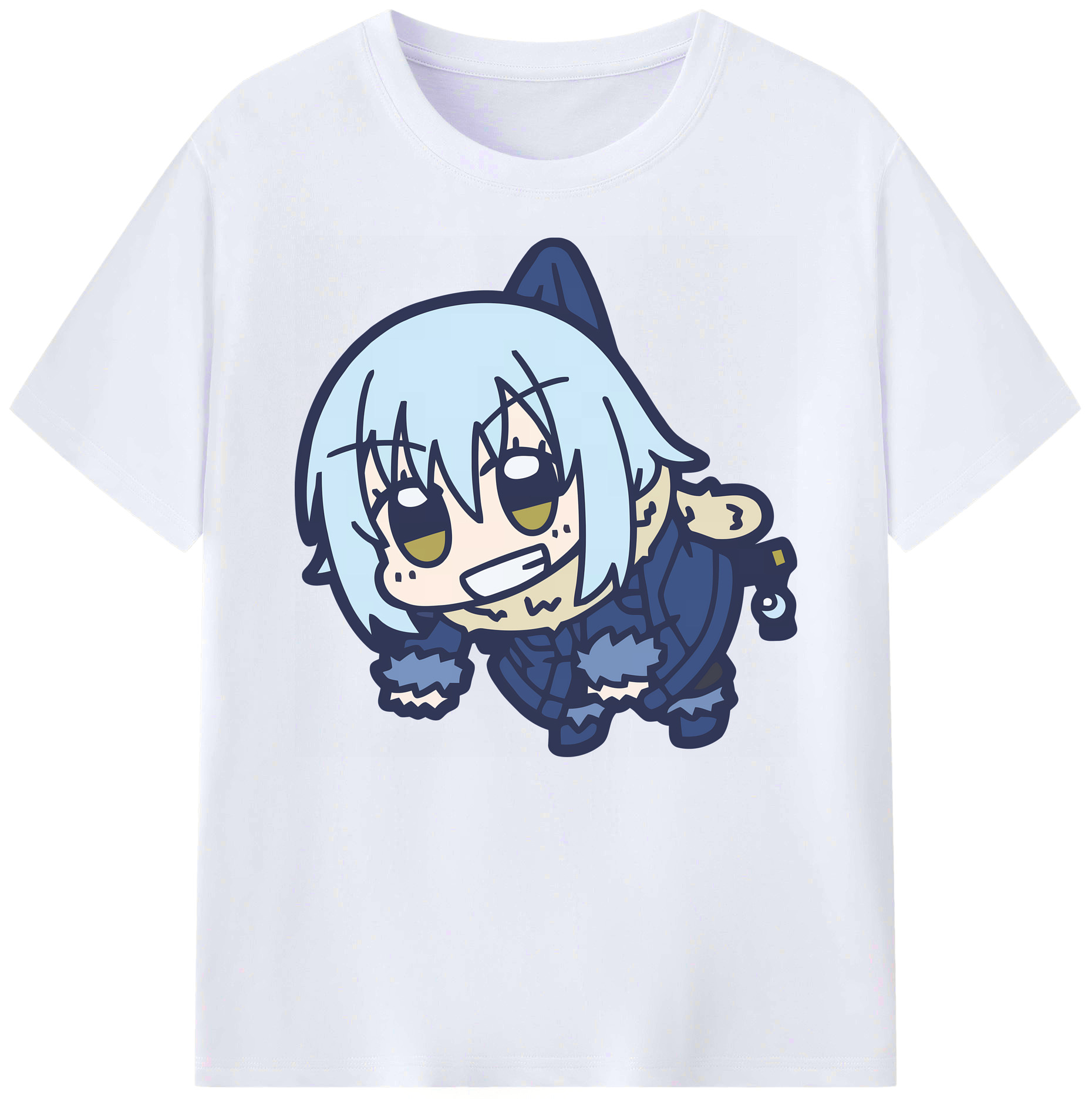 （画像用） 転スラ Regarding Reincarnated to Slime 綿100％ メンズ半袖Tシャツ｜肌触りやわらか＆通気性