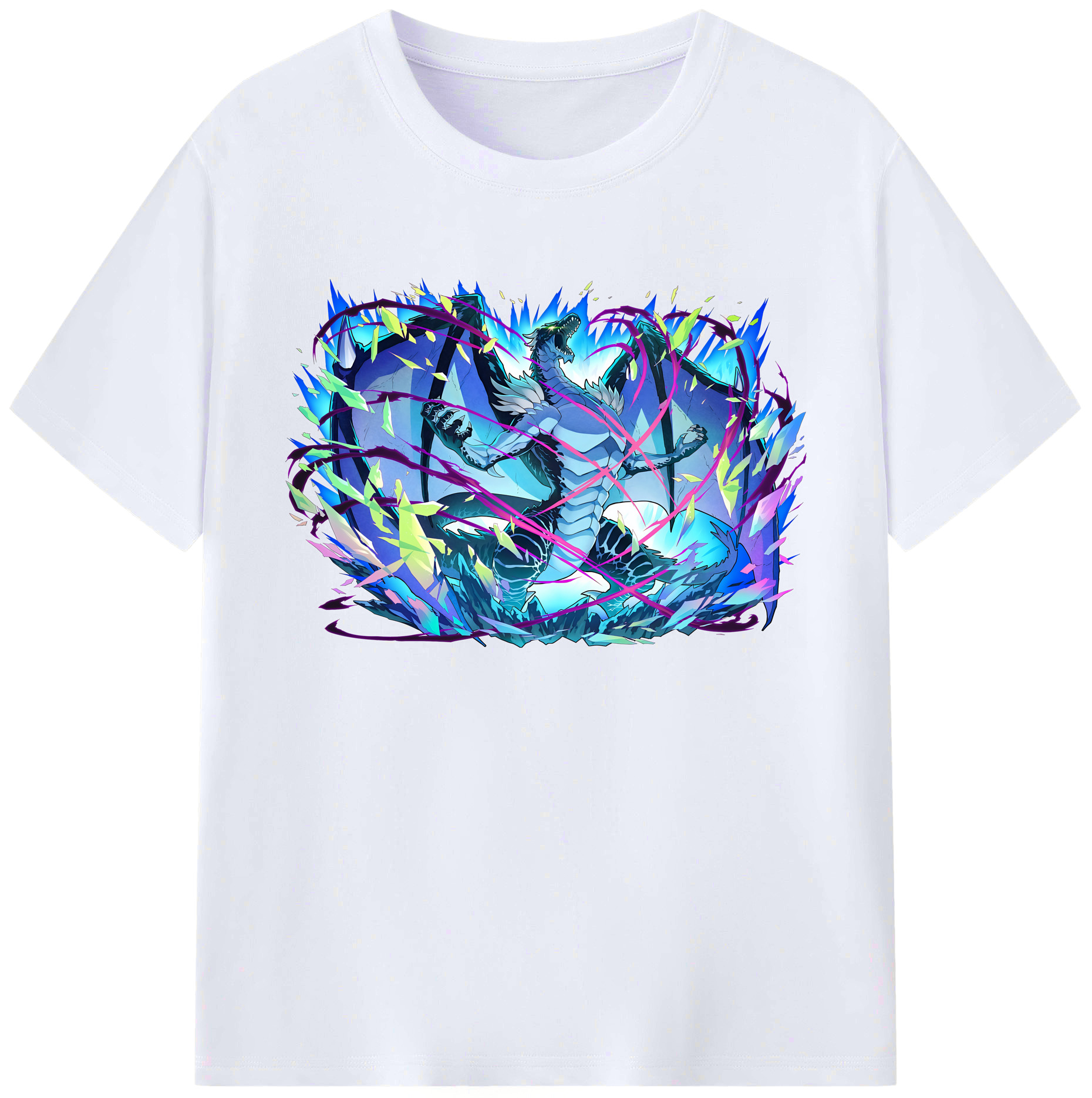 （画像用） 転スラ Regarding Reincarnated to Slime 綿100％ メンズ半袖Tシャツ｜肌触りやわらか＆通気性