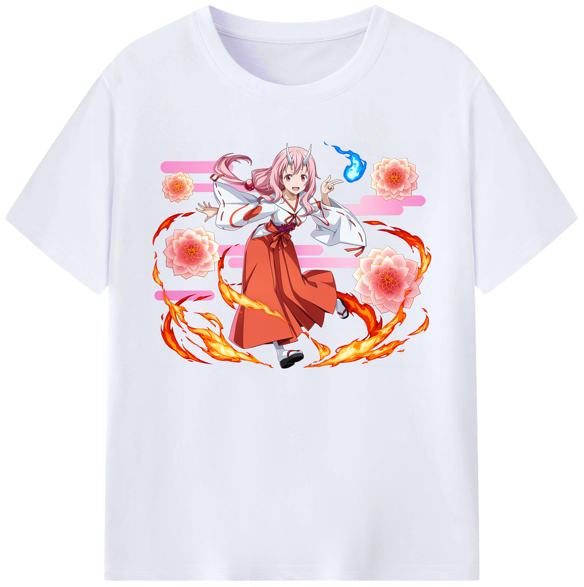 （画像用） 転スラ Regarding Reincarnated to Slime 綿100％ メンズ半袖Tシャツ｜肌触りやわらか＆通気性