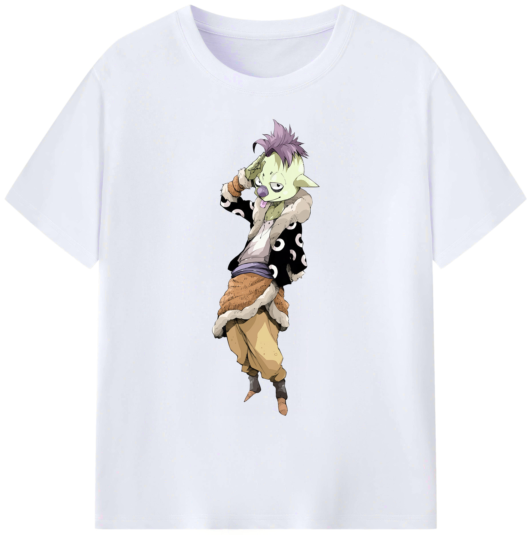 （画像用） 転スラ Regarding Reincarnated to Slime 綿100％ メンズ半袖Tシャツ｜肌触りやわらか＆通気性