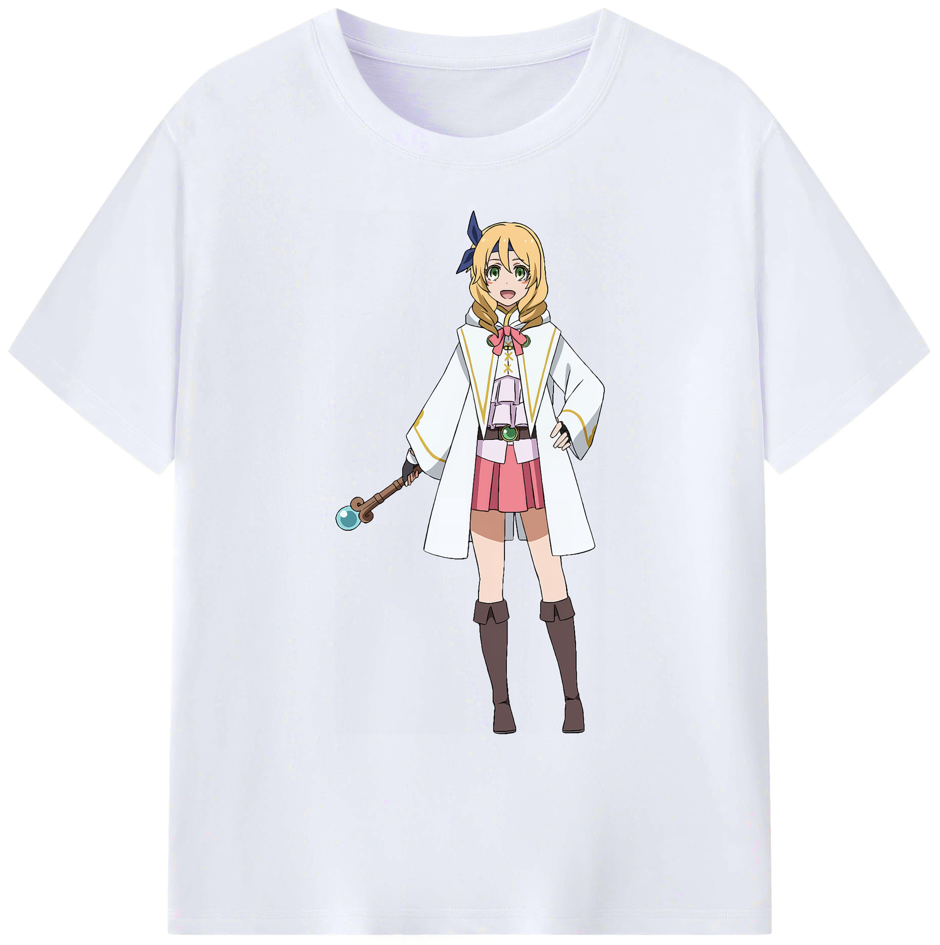 （画像用） 転スラ Regarding Reincarnated to Slime 綿100％ メンズ半袖Tシャツ｜肌触りやわらか＆通気性