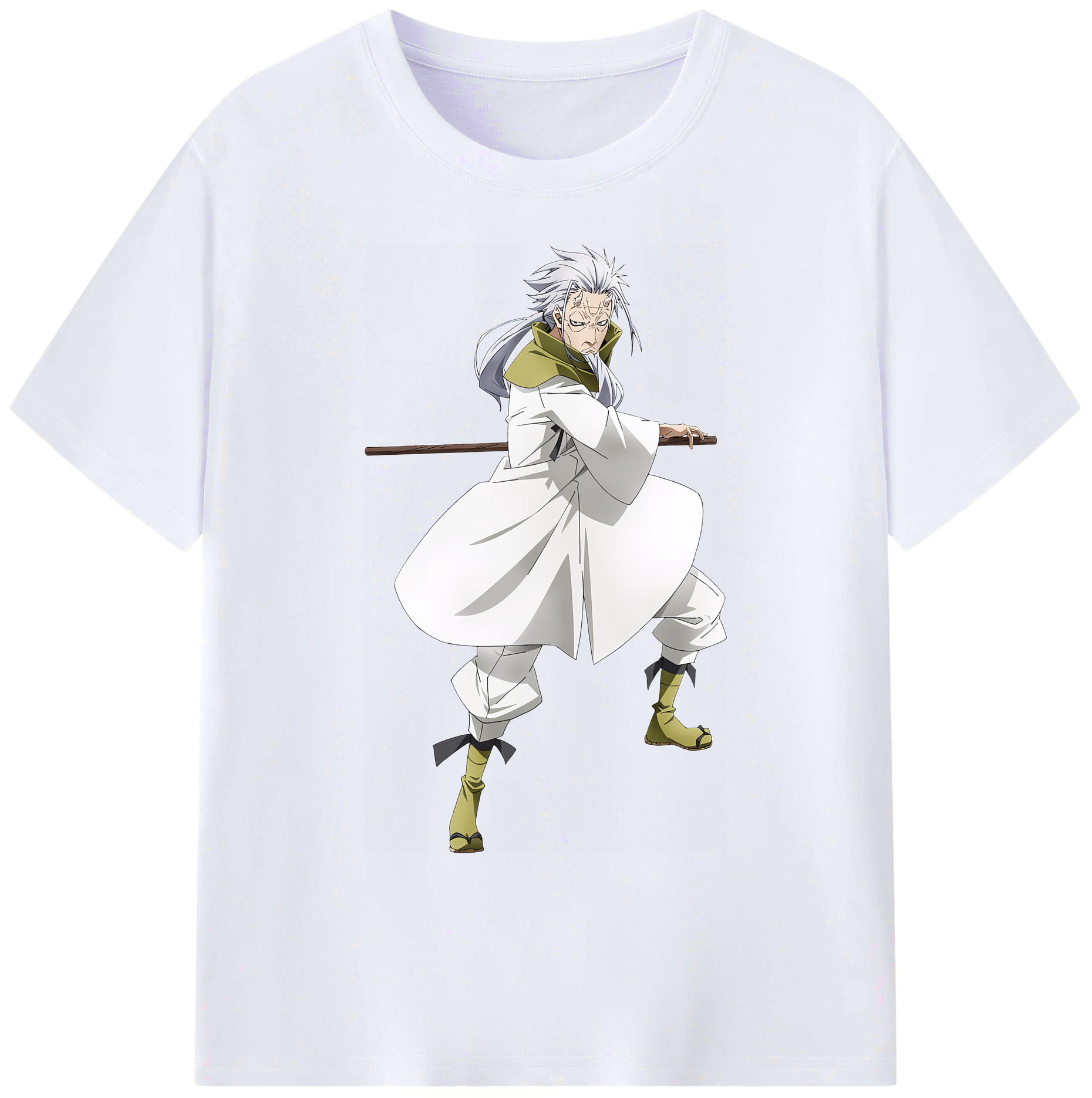（画像用） 転スラ Regarding Reincarnated to Slime 綿100％ メンズ半袖Tシャツ｜肌触りやわらか＆通気性
