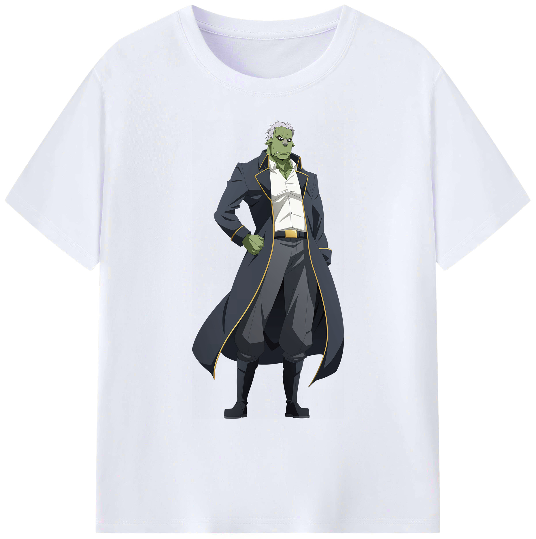 （画像用） 転スラ Regarding Reincarnated to Slime 綿100％ メンズ半袖Tシャツ｜肌触りやわらか＆通気性