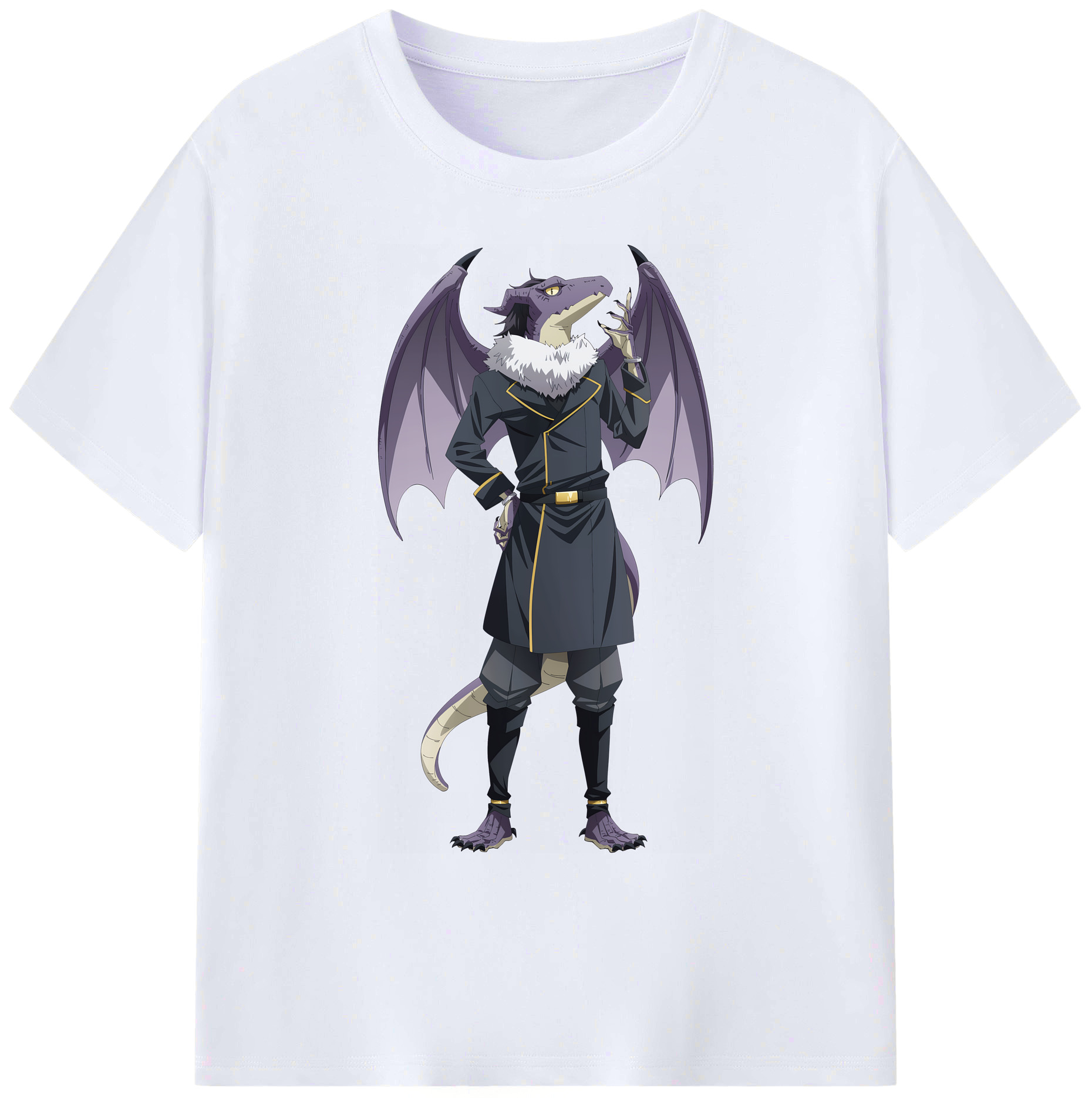 （画像用） 転スラ Regarding Reincarnated to Slime 綿100％ メンズ半袖Tシャツ｜肌触りやわらか＆通気性