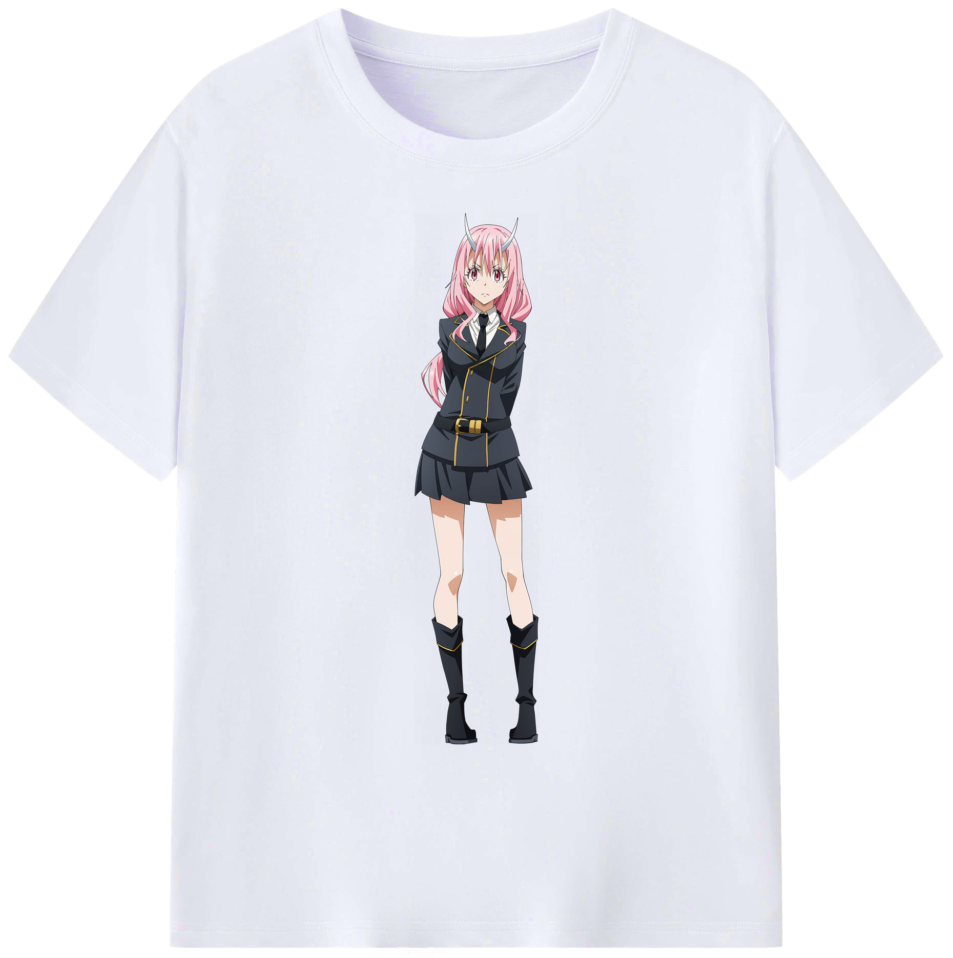 （画像用） 転スラ Regarding Reincarnated to Slime 綿100％ メンズ半袖Tシャツ｜肌触りやわらか＆通気性
