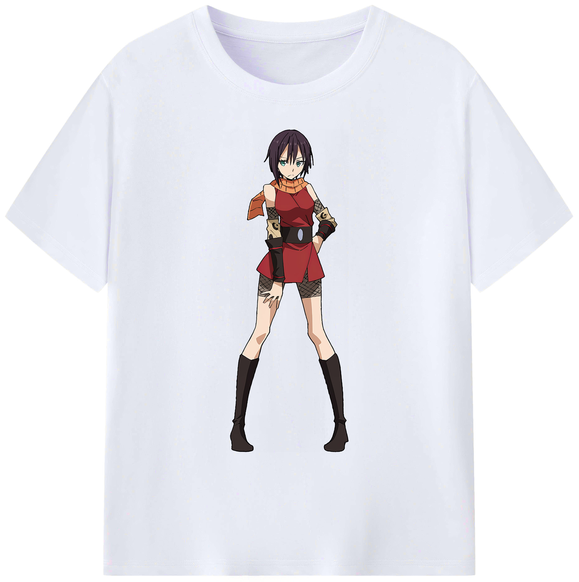 （画像用） 転スラ Regarding Reincarnated to Slime 綿100％ メンズ半袖Tシャツ｜肌触りやわらか＆通気性