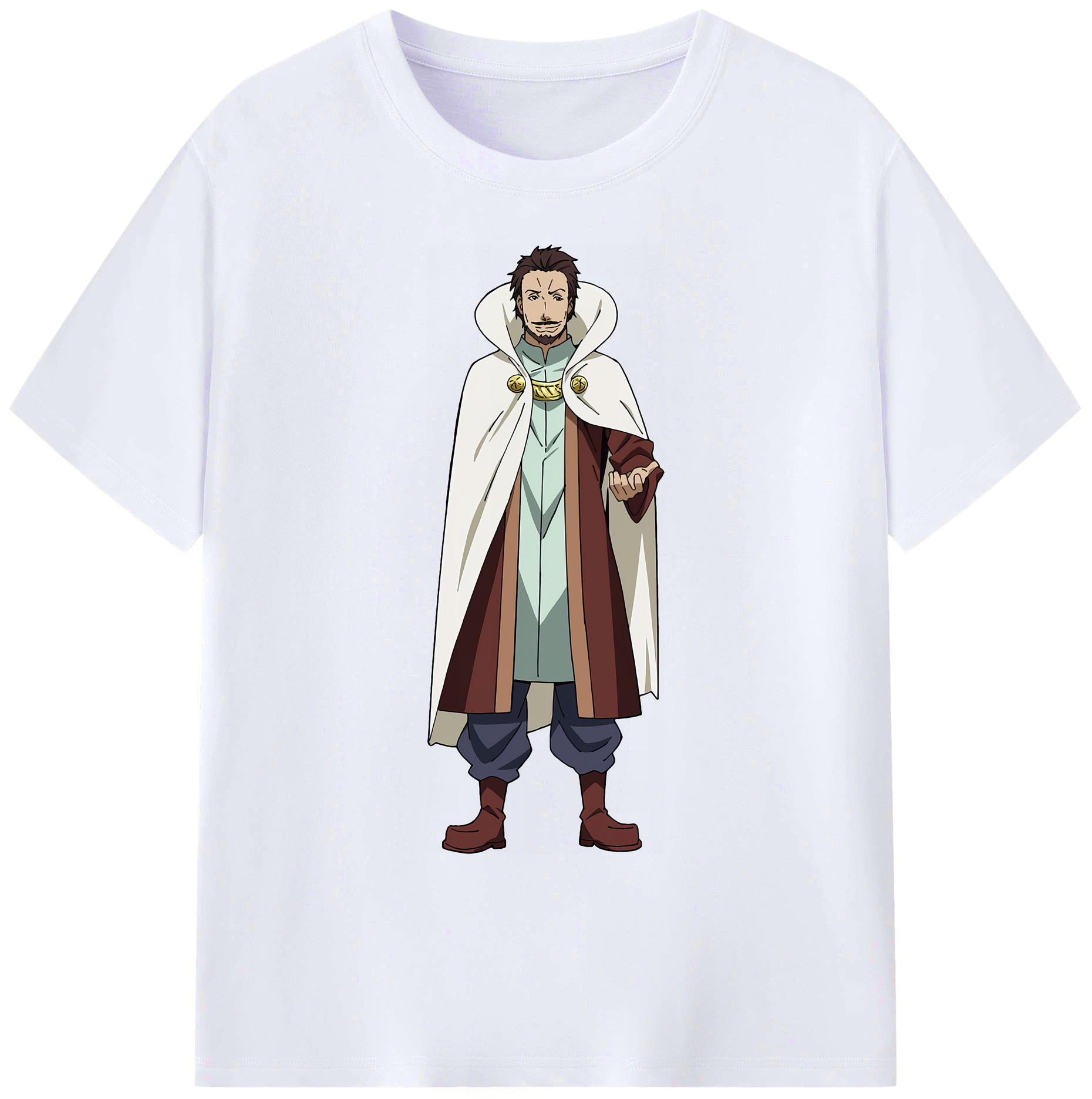 （画像用） 転スラ Regarding Reincarnated to Slime 綿100％ メンズ半袖Tシャツ｜肌触りやわらか＆通気性