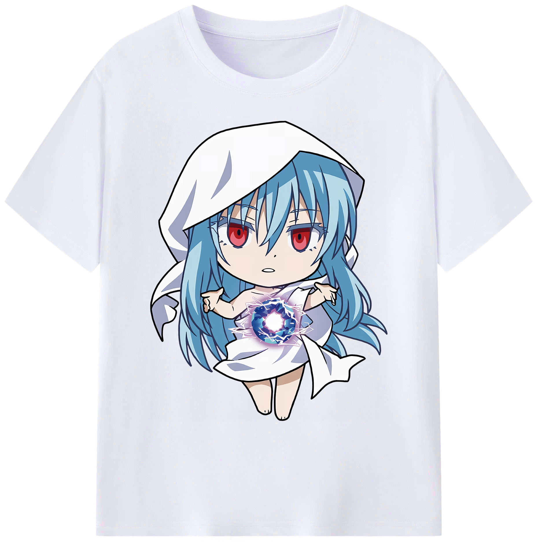 （画像用） 転スラ Regarding Reincarnated to Slime 綿100％ メンズ半袖Tシャツ｜肌触りやわらか＆通気性