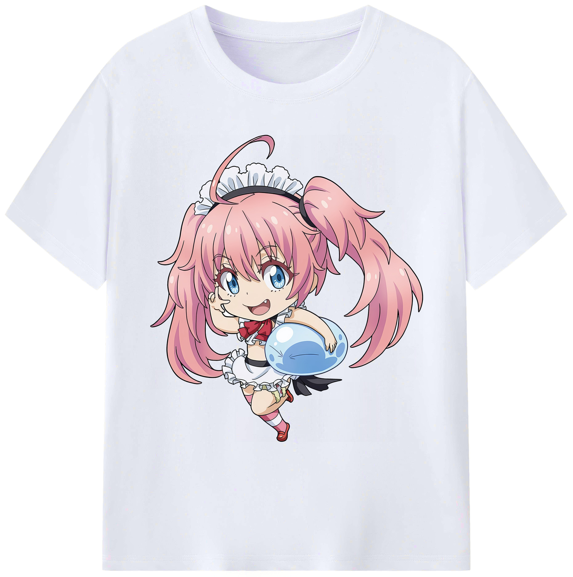 （画像用） 転スラ Regarding Reincarnated to Slime 綿100％ メンズ半袖Tシャツ｜肌触りやわらか＆通気性