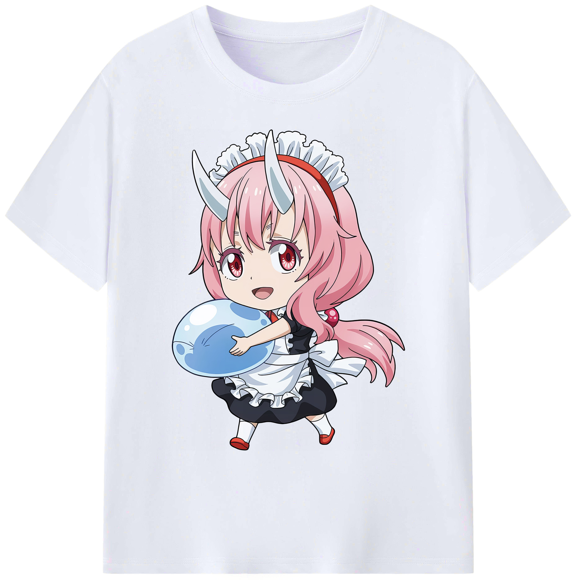 （画像用） 転スラ Regarding Reincarnated to Slime 綿100％ メンズ半袖Tシャツ｜肌触りやわらか＆通気性