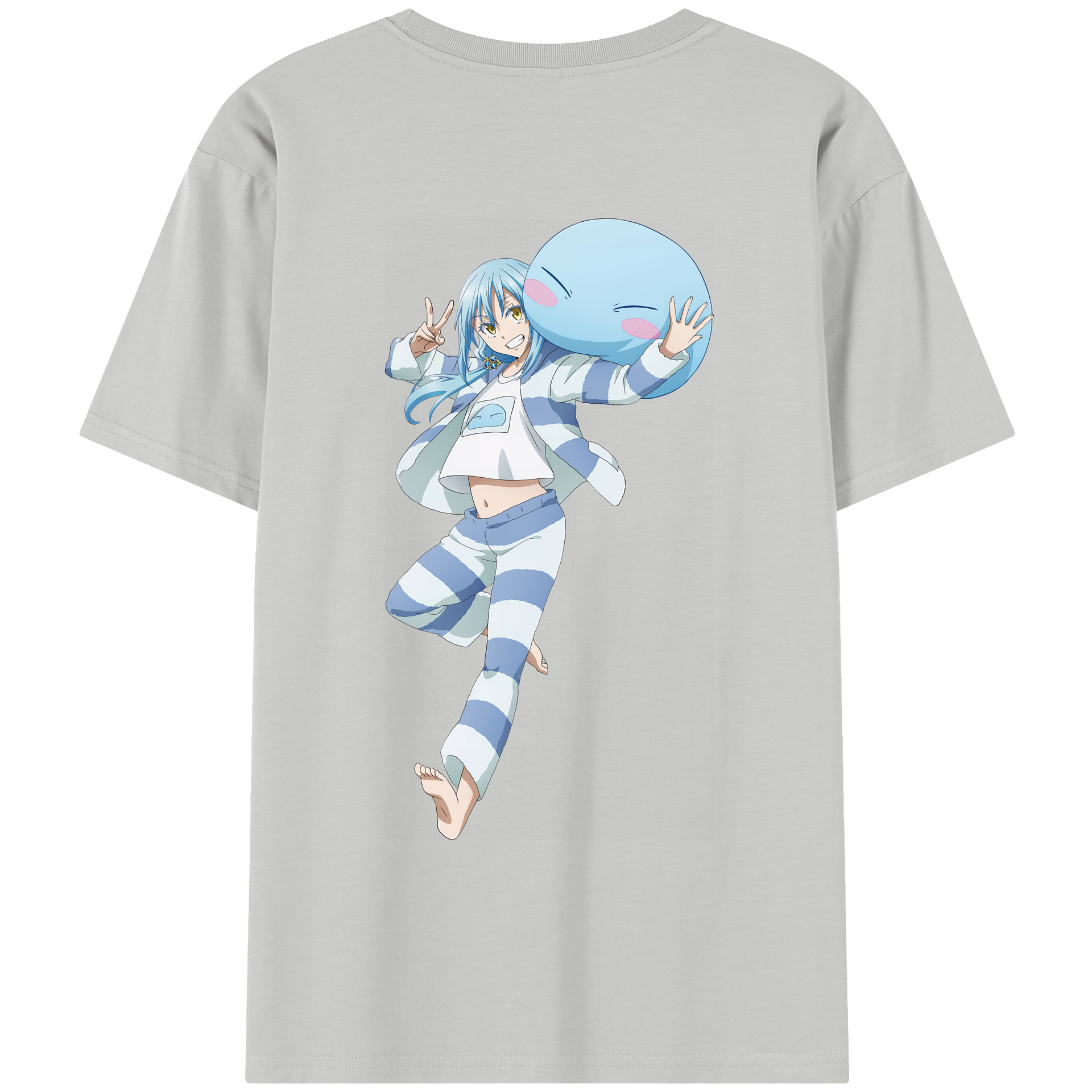 （画像用） 転スラ Regarding Reincarnated to Slime レディース半袖Tシャツ(バックプリント)