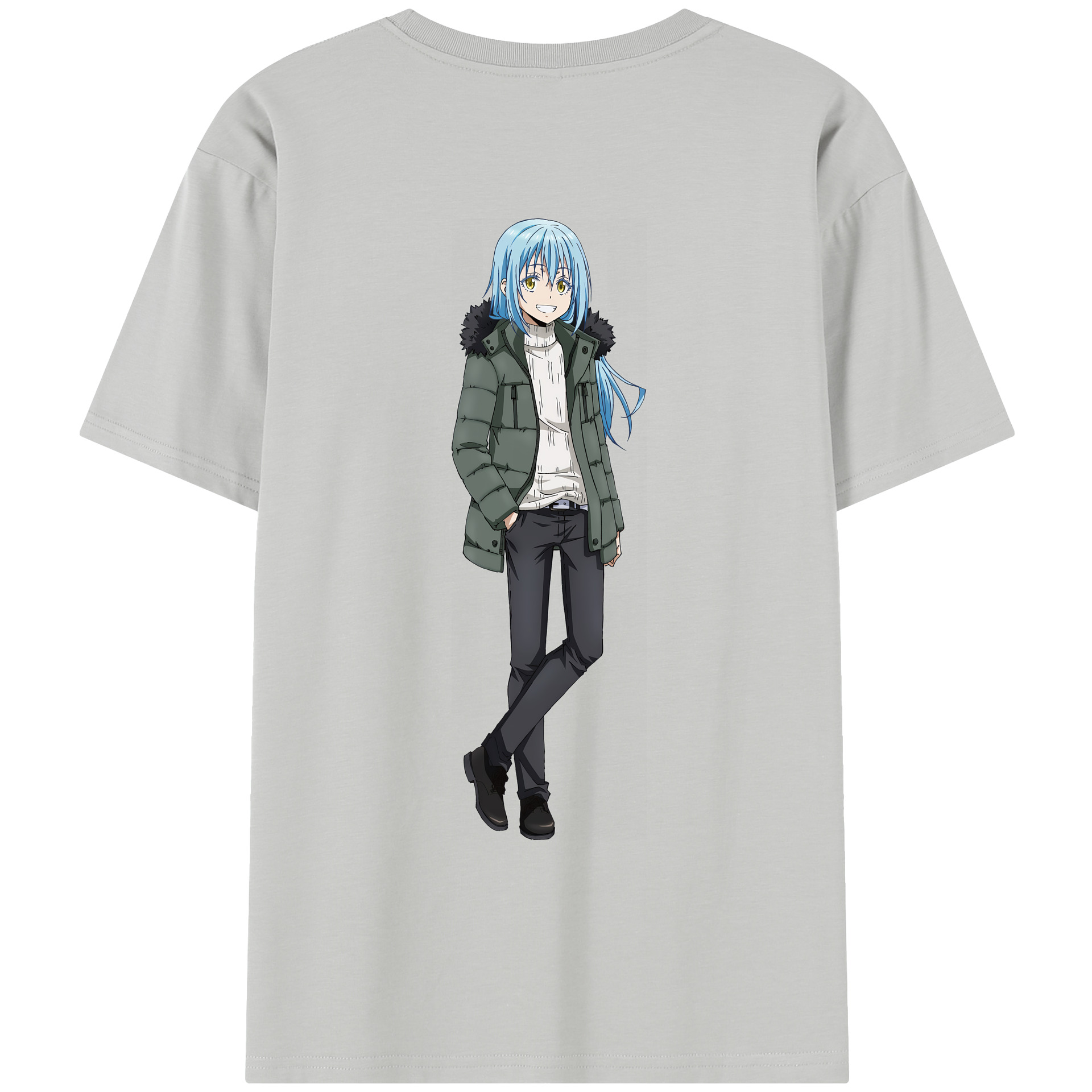 （画像用） 転スラ Regarding Reincarnated to Slime レディース半袖Tシャツ(バックプリント)