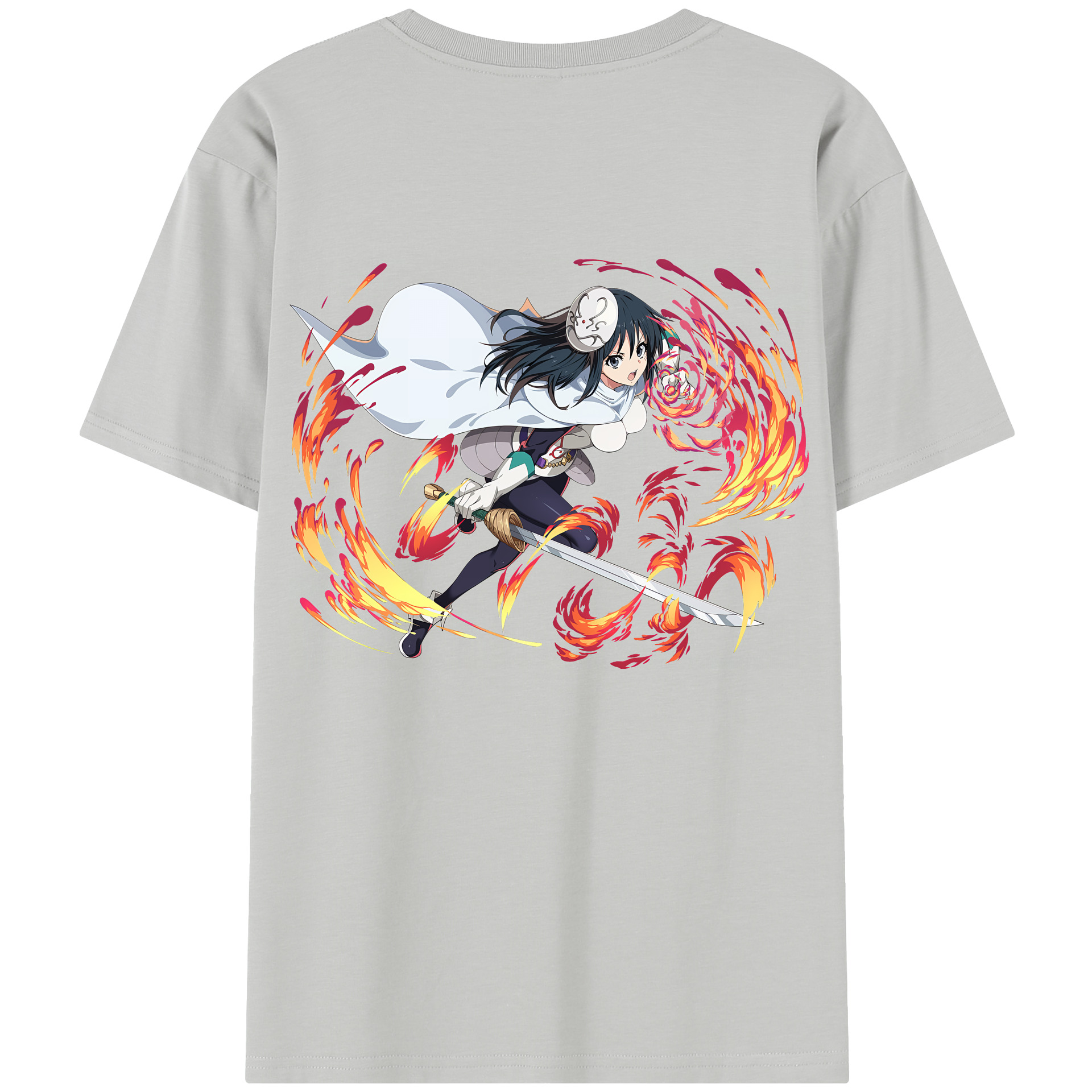 （画像用） 転スラ Regarding Reincarnated to Slime レディース半袖Tシャツ(バックプリント)