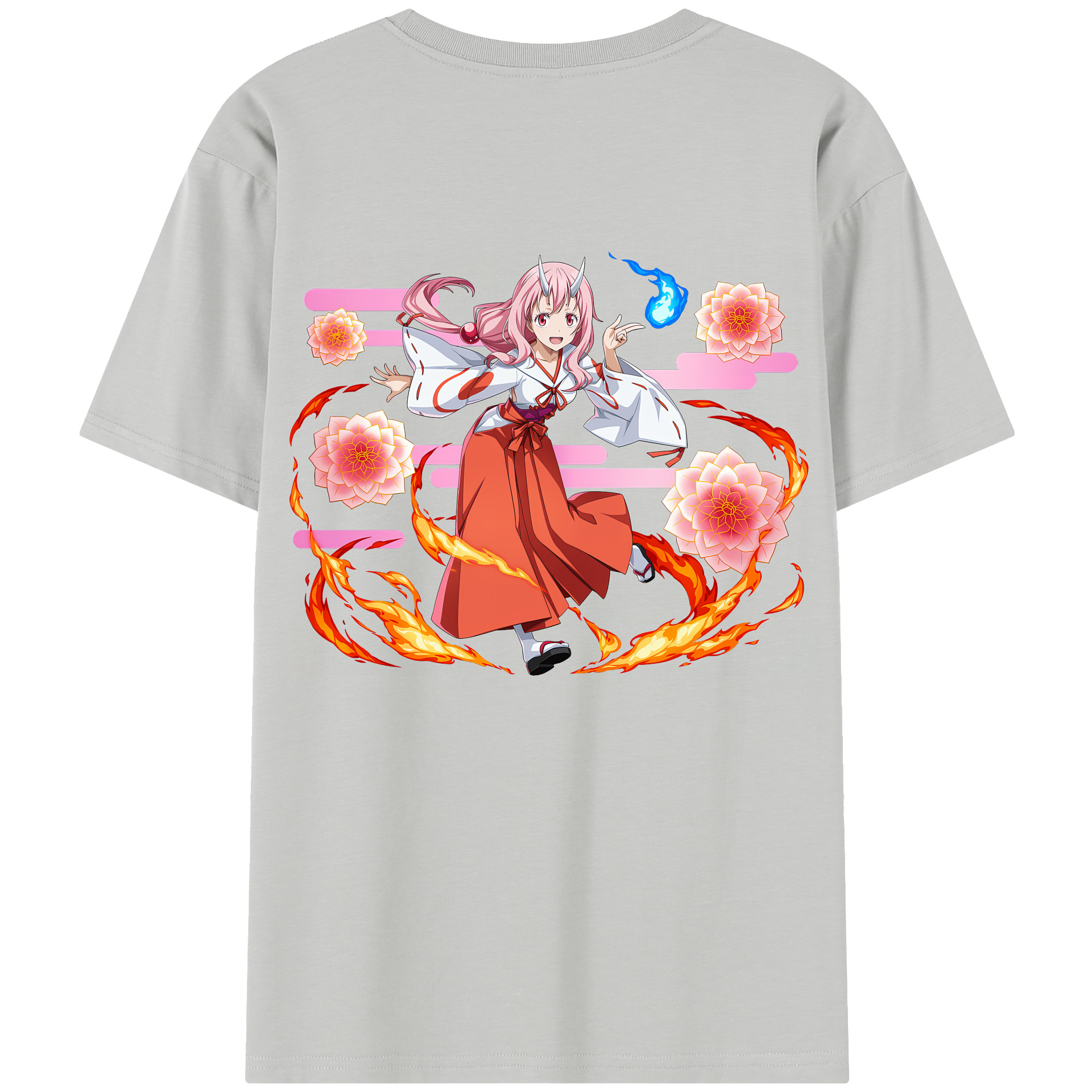 （画像用） 転スラ Regarding Reincarnated to Slime レディース半袖Tシャツ(バックプリント)