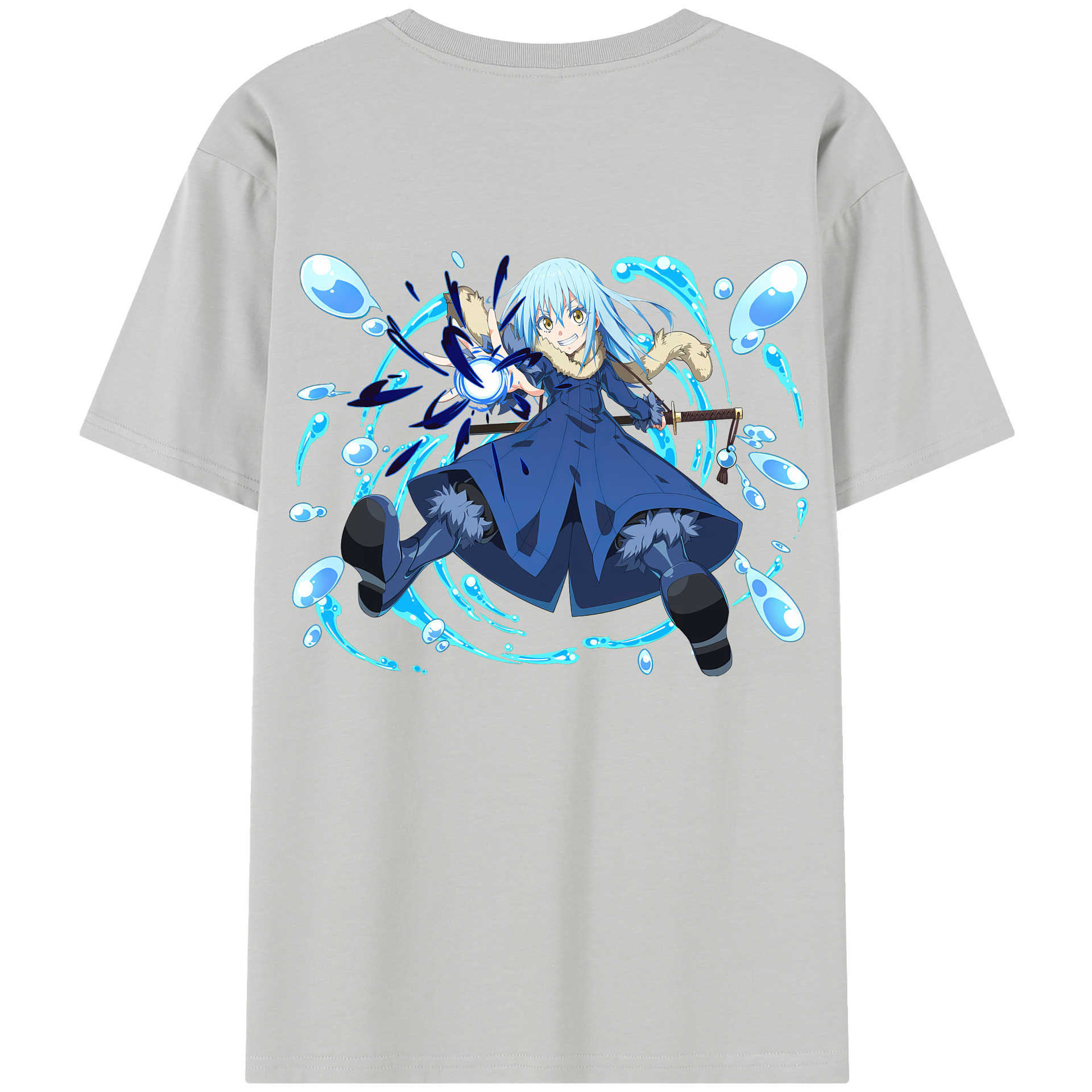 （画像用） 転スラ Regarding Reincarnated to Slime レディース半袖Tシャツ(バックプリント)