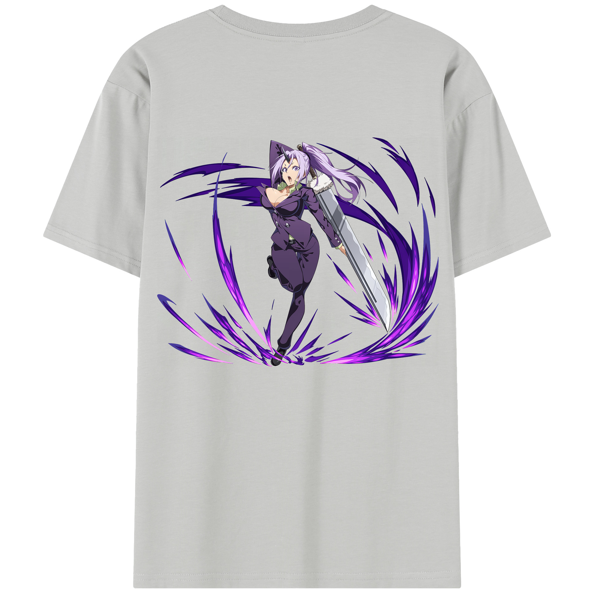 （画像用） 転スラ Regarding Reincarnated to Slime レディース半袖Tシャツ(バックプリント)