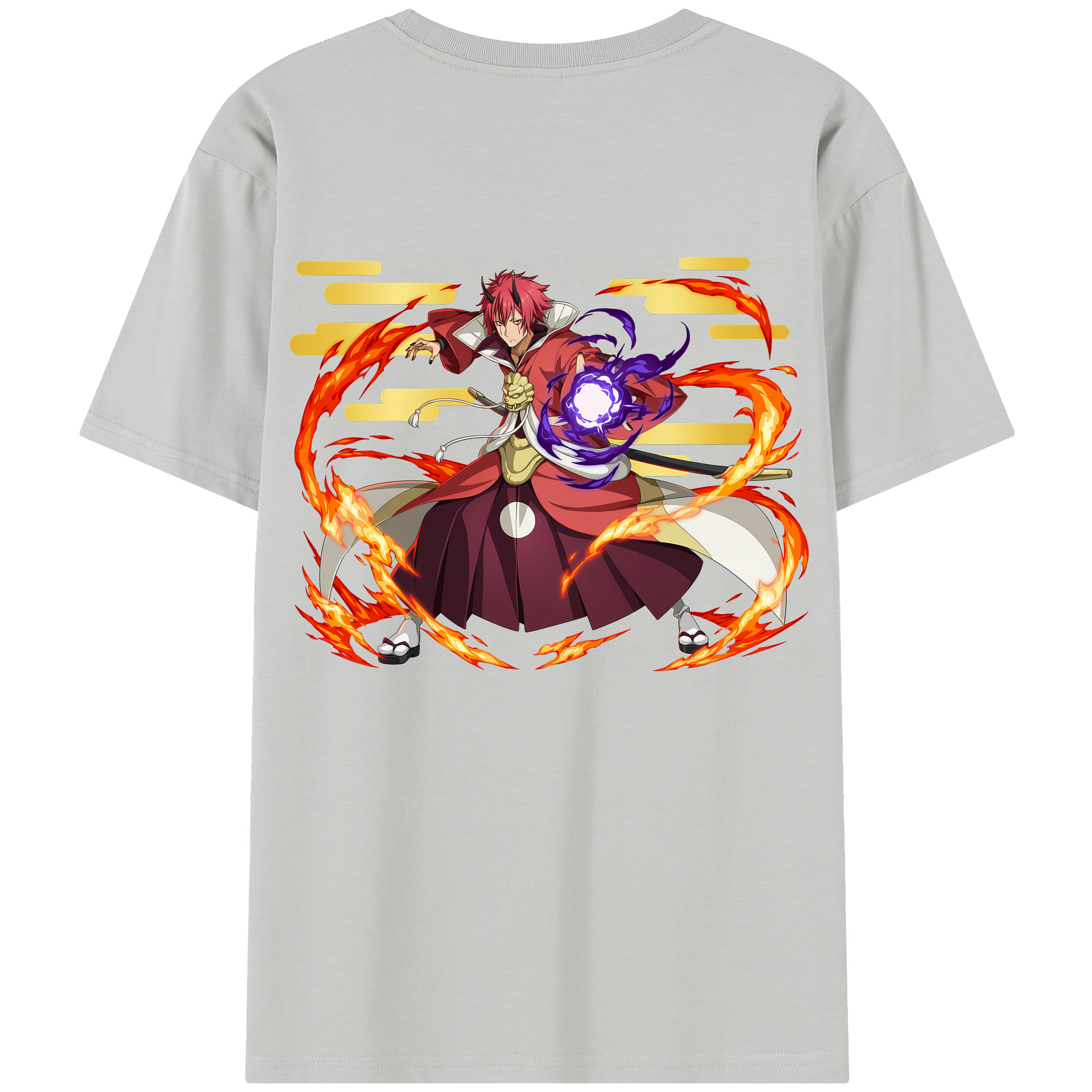 （画像用） 転スラ Regarding Reincarnated to Slime レディース半袖Tシャツ(バックプリント)