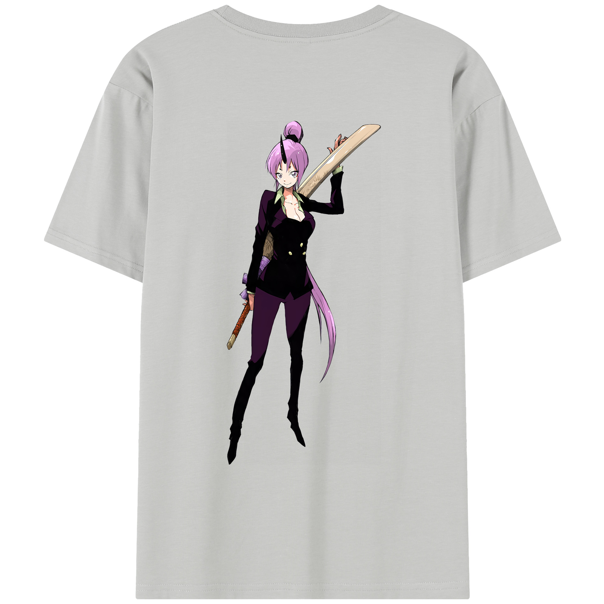 （画像用） 転スラ Regarding Reincarnated to Slime レディース半袖Tシャツ(バックプリント)
