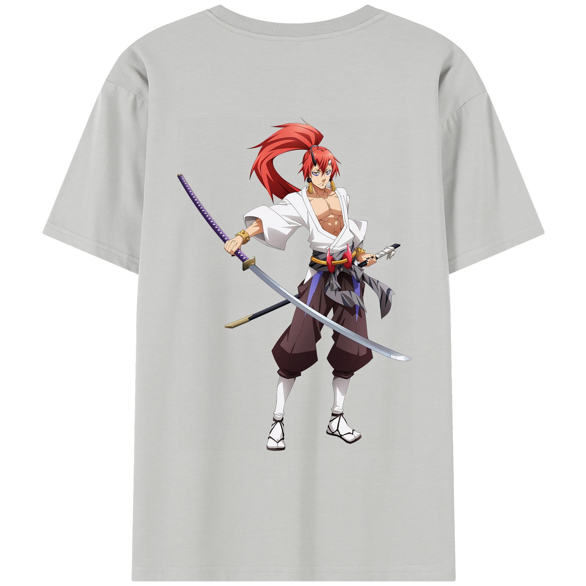 （画像用） 転スラ Regarding Reincarnated to Slime レディース半袖Tシャツ(バックプリント)