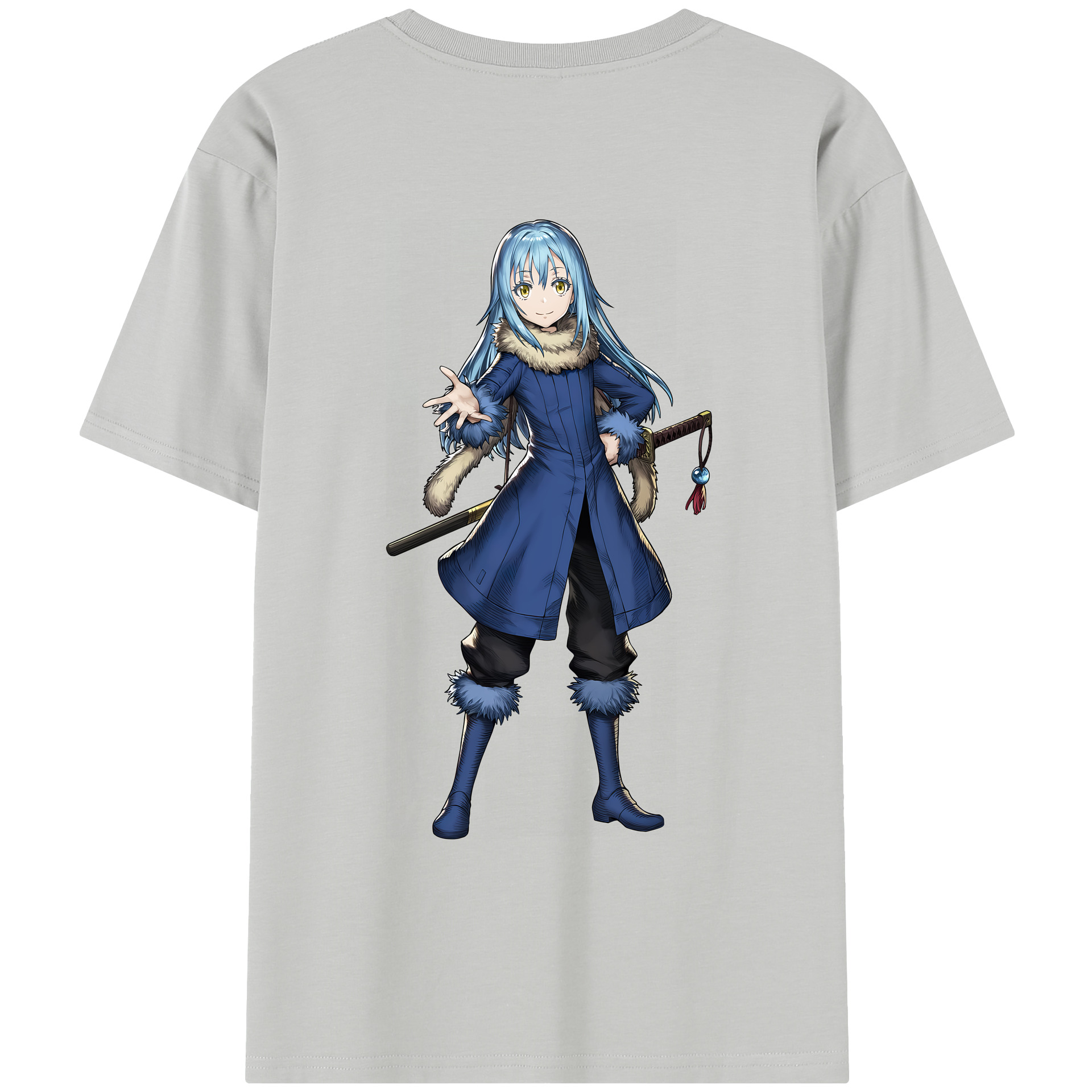 （画像用） 転スラ Regarding Reincarnated to Slime レディース半袖Tシャツ(バックプリント)