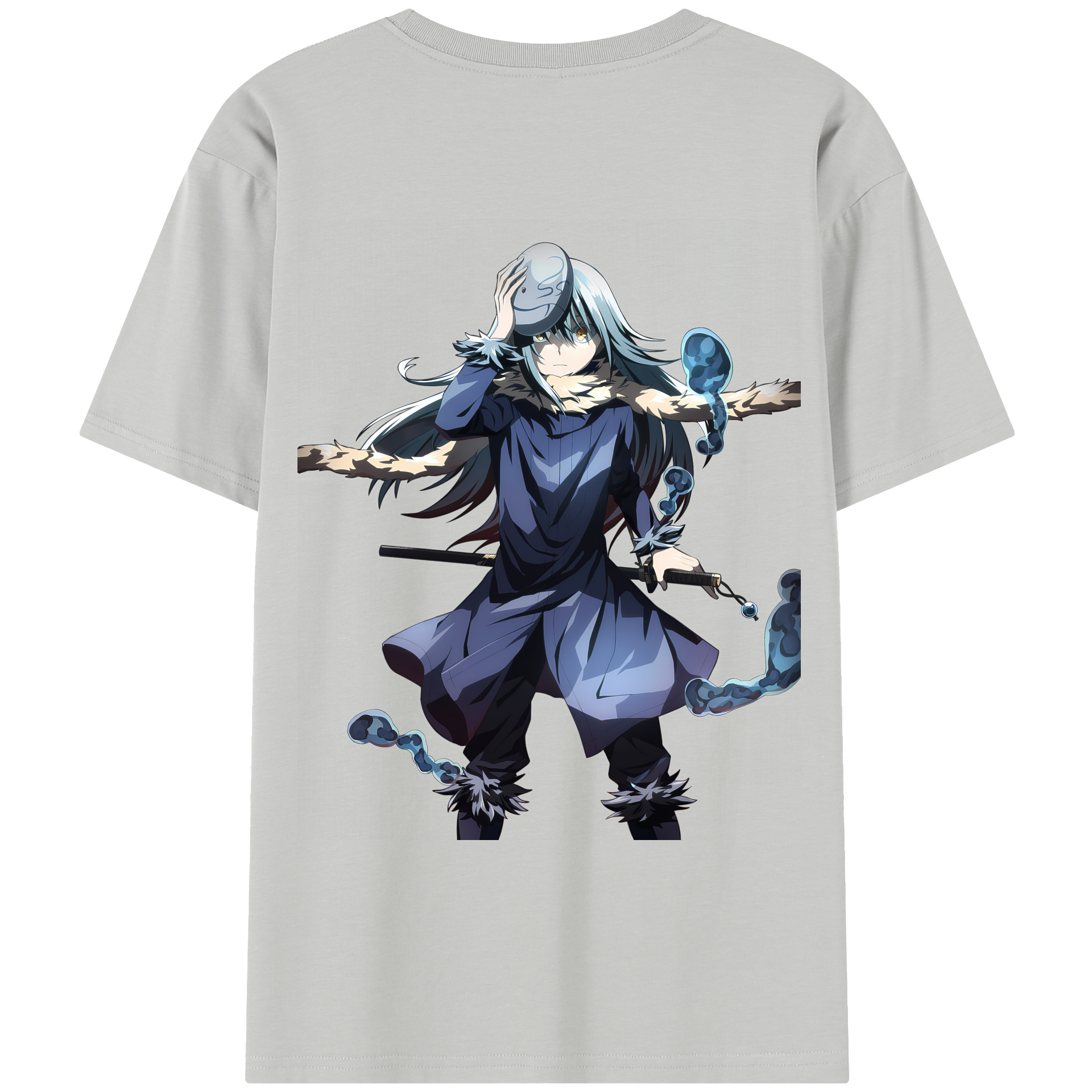（画像用） 転スラ Regarding Reincarnated to Slime レディース半袖Tシャツ(バックプリント)