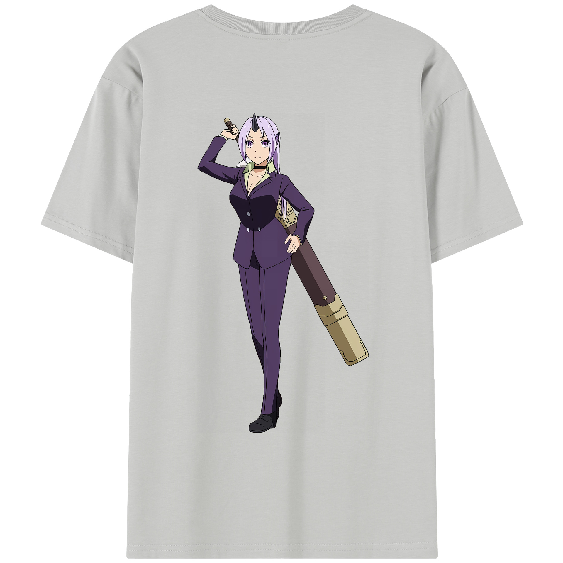 （画像用） 転スラ Regarding Reincarnated to Slime レディース半袖Tシャツ(バックプリント)