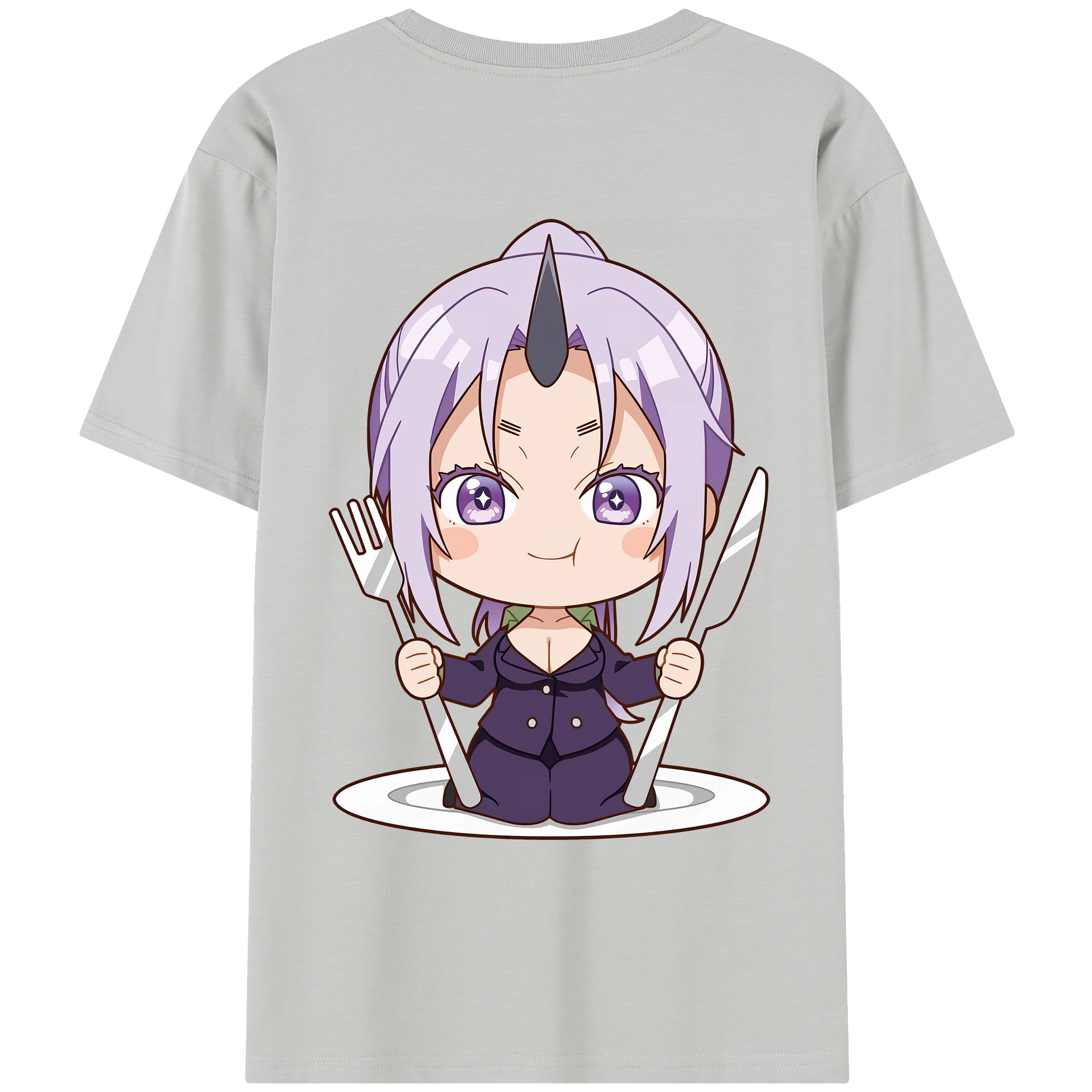 （画像用） 転スラ Regarding Reincarnated to Slime レディース半袖Tシャツ(バックプリント)