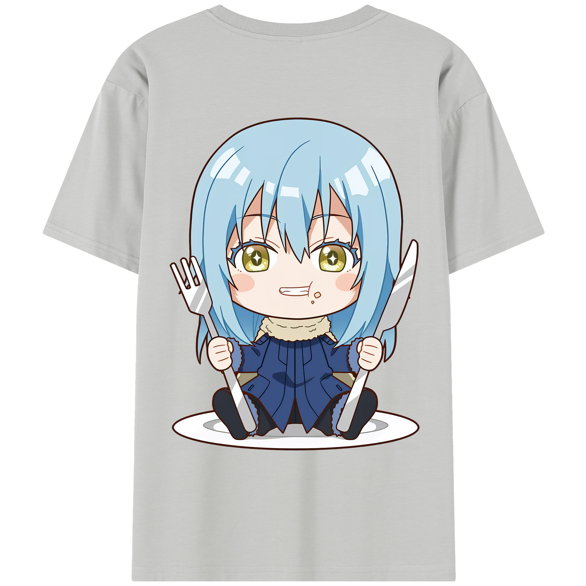 （画像用） 転スラ Regarding Reincarnated to Slime レディース半袖Tシャツ(バックプリント)