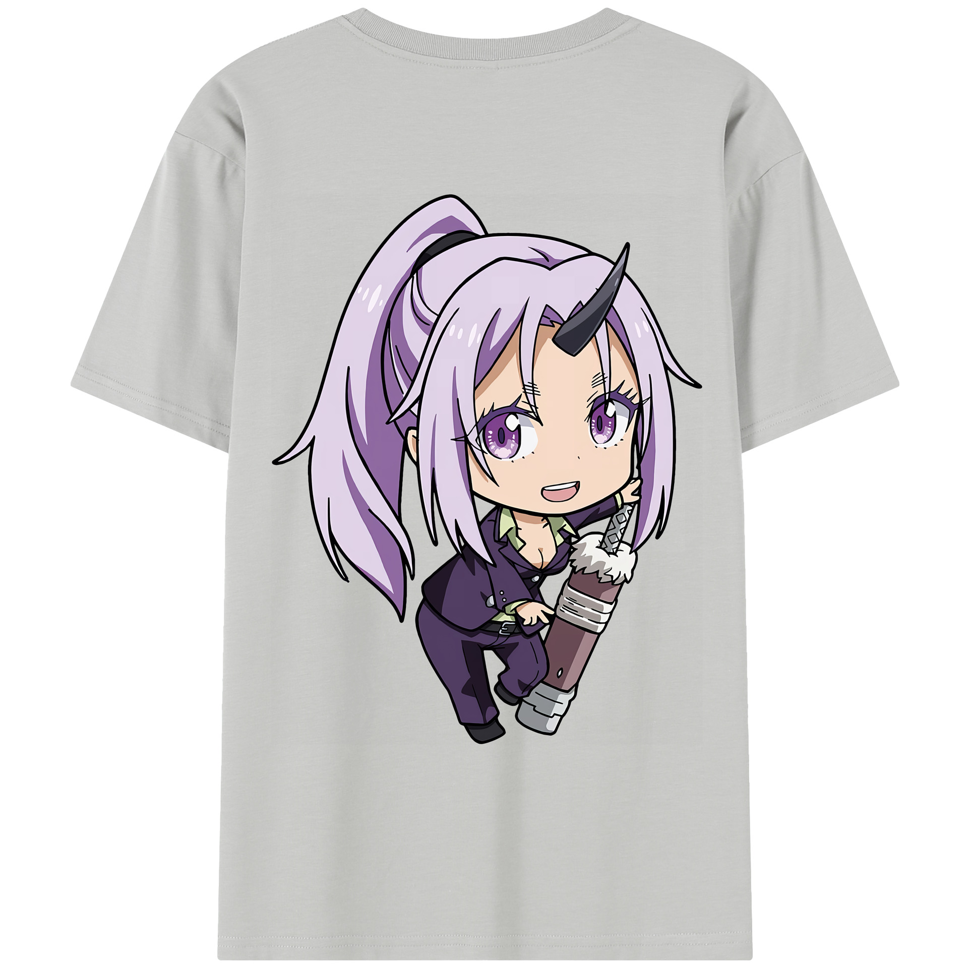 （画像用） 転スラ Regarding Reincarnated to Slime レディース半袖Tシャツ(バックプリント)
