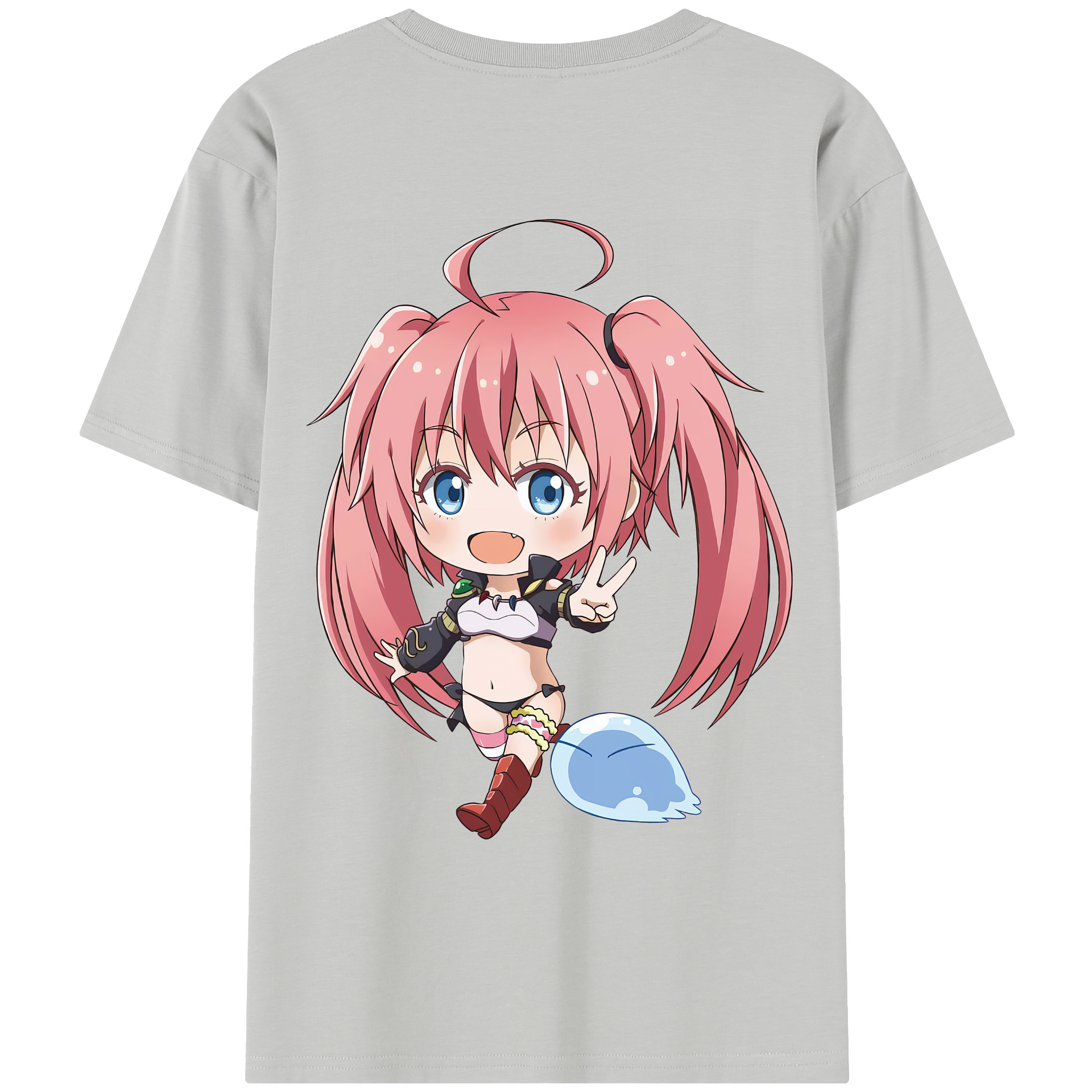 （画像用） 転スラ Regarding Reincarnated to Slime レディース半袖Tシャツ(バックプリント)