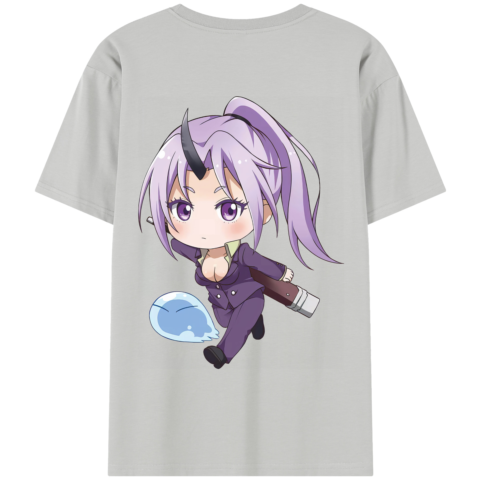 （画像用） 転スラ Regarding Reincarnated to Slime レディース半袖Tシャツ(バックプリント)