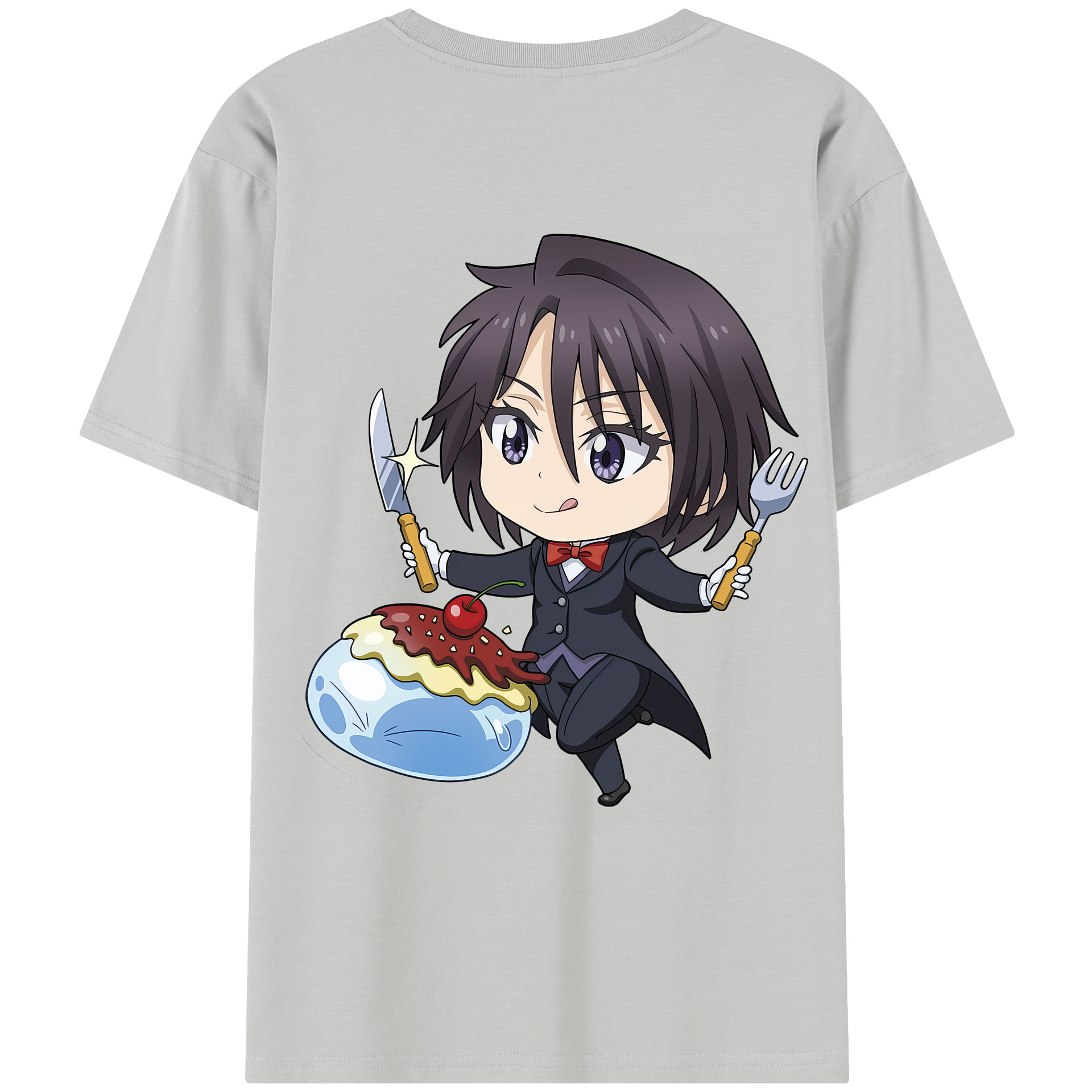 （画像用） 転スラ Regarding Reincarnated to Slime レディース半袖Tシャツ(バックプリント)