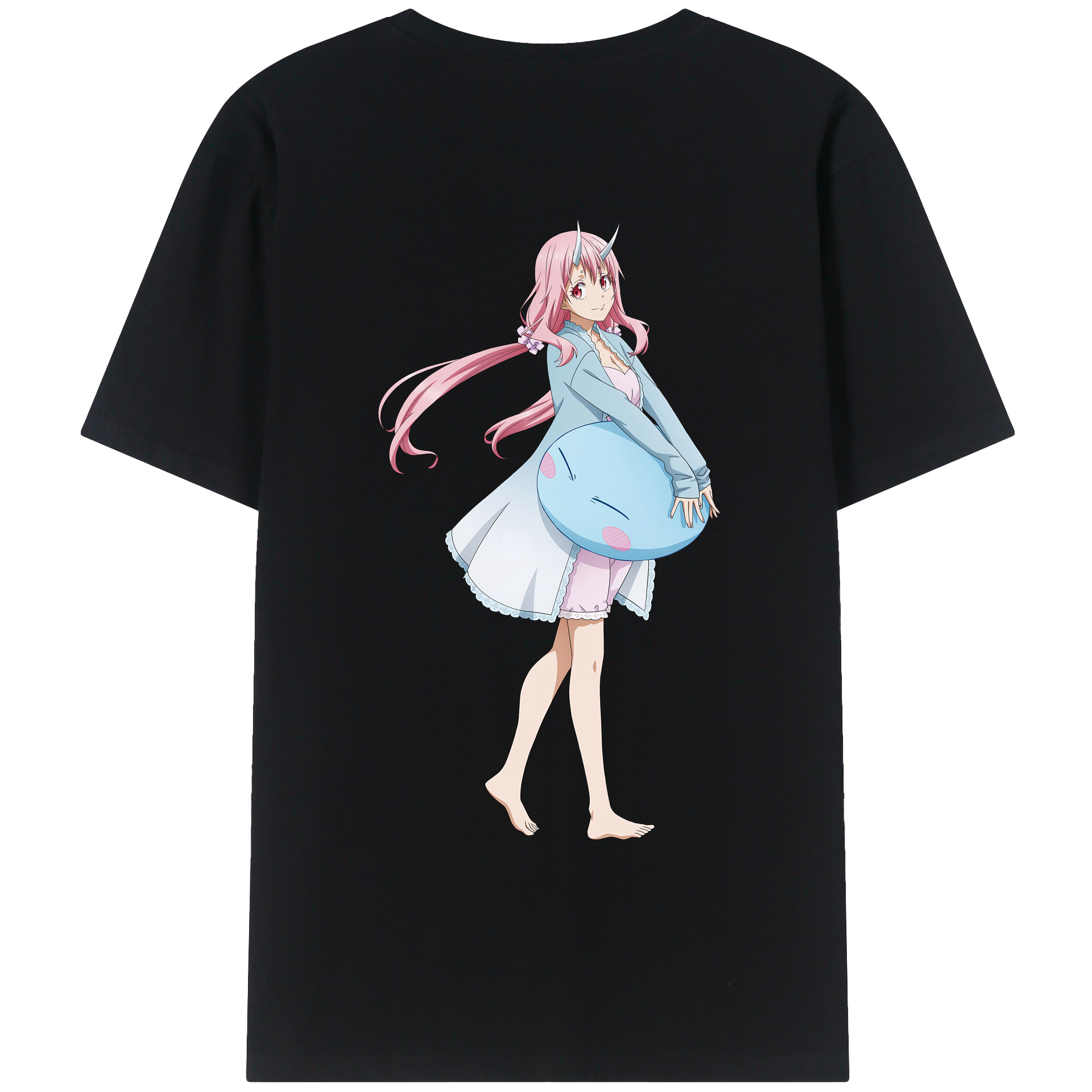 （画像用） 転スラ Regarding Reincarnated to Slime レディース半袖Tシャツ(バックプリント)
