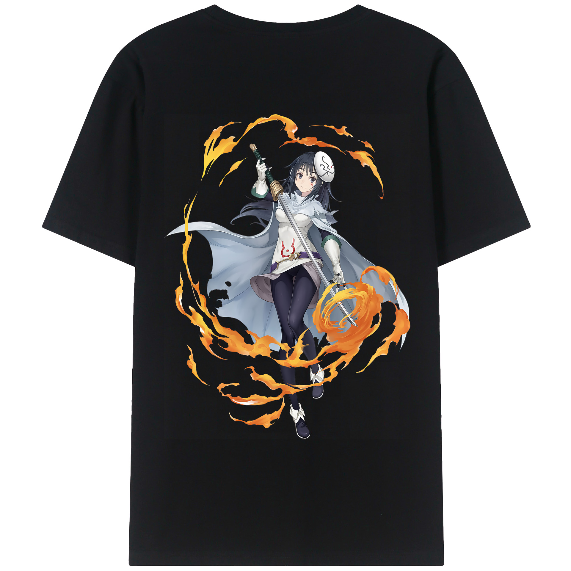 （画像用） 転スラ Regarding Reincarnated to Slime レディース半袖Tシャツ(バックプリント)