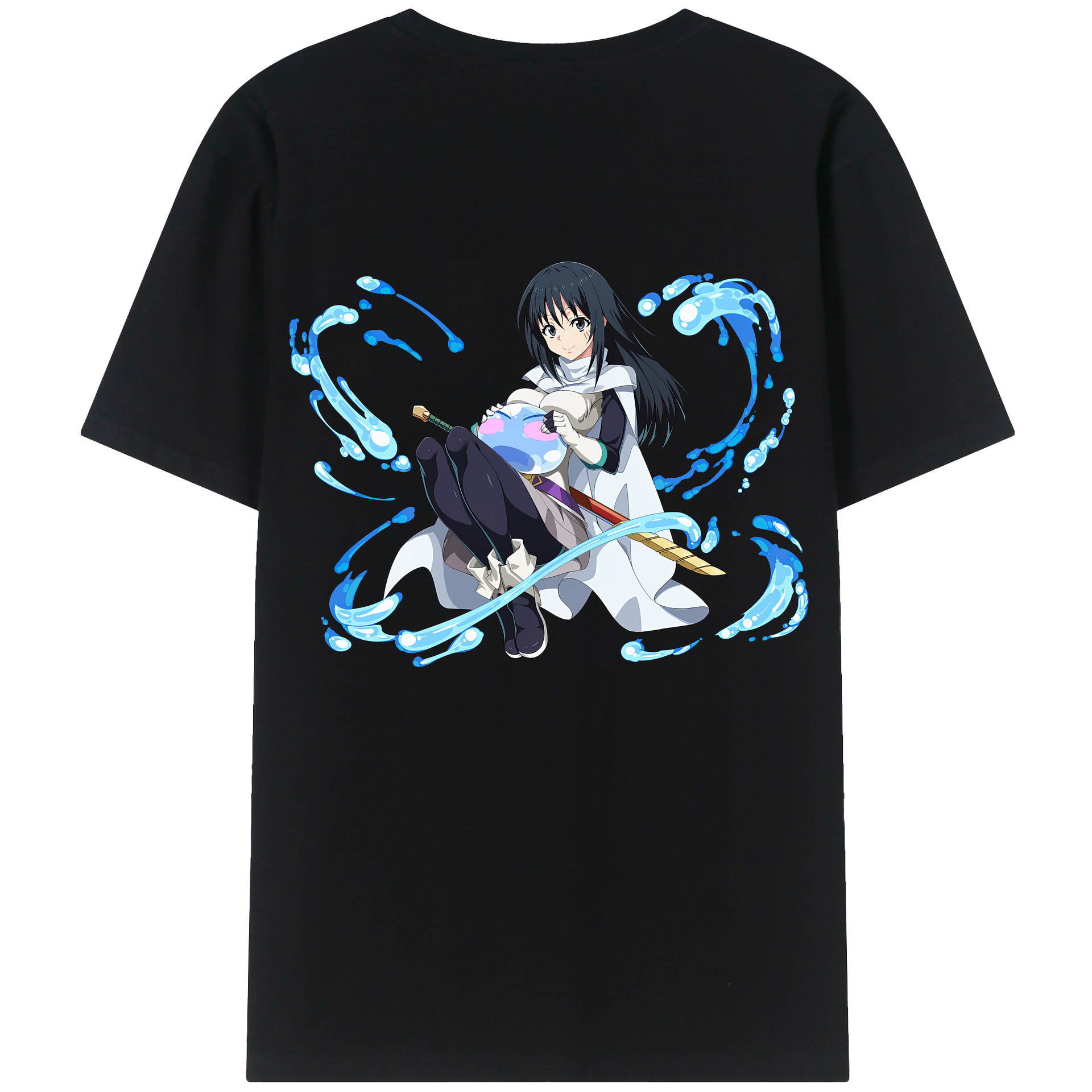 （画像用） 転スラ Regarding Reincarnated to Slime レディース半袖Tシャツ(バックプリント)
