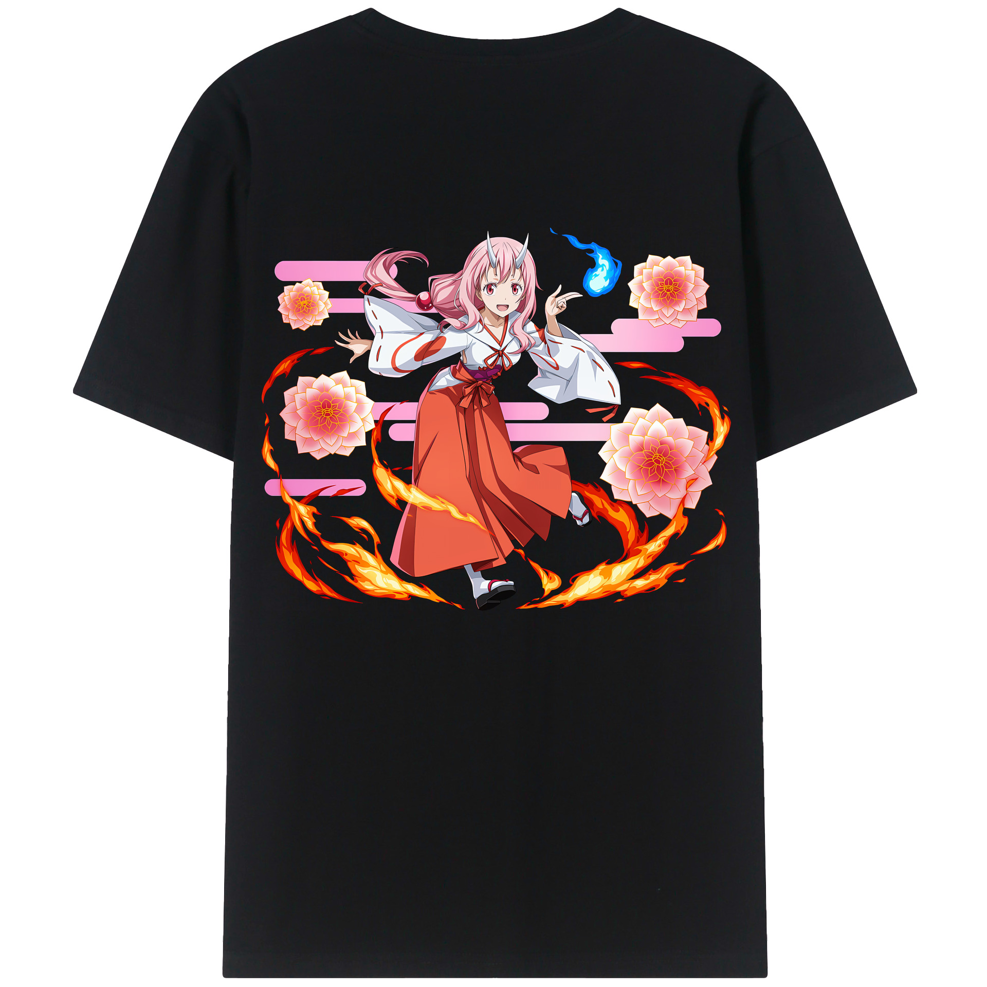 （画像用） 転スラ Regarding Reincarnated to Slime レディース半袖Tシャツ(バックプリント)