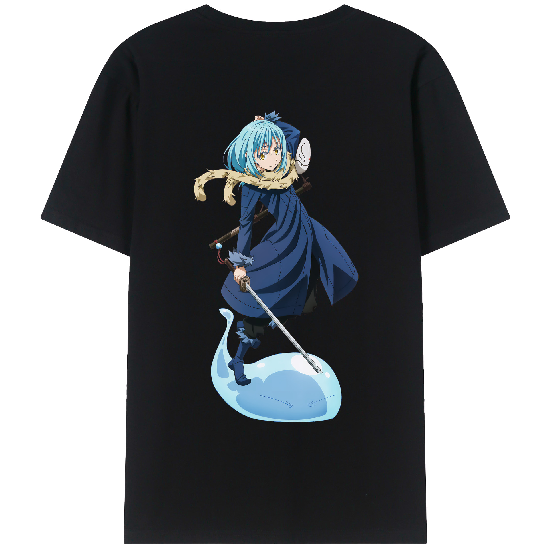 （画像用） 転スラ Regarding Reincarnated to Slime レディース半袖Tシャツ(バックプリント)