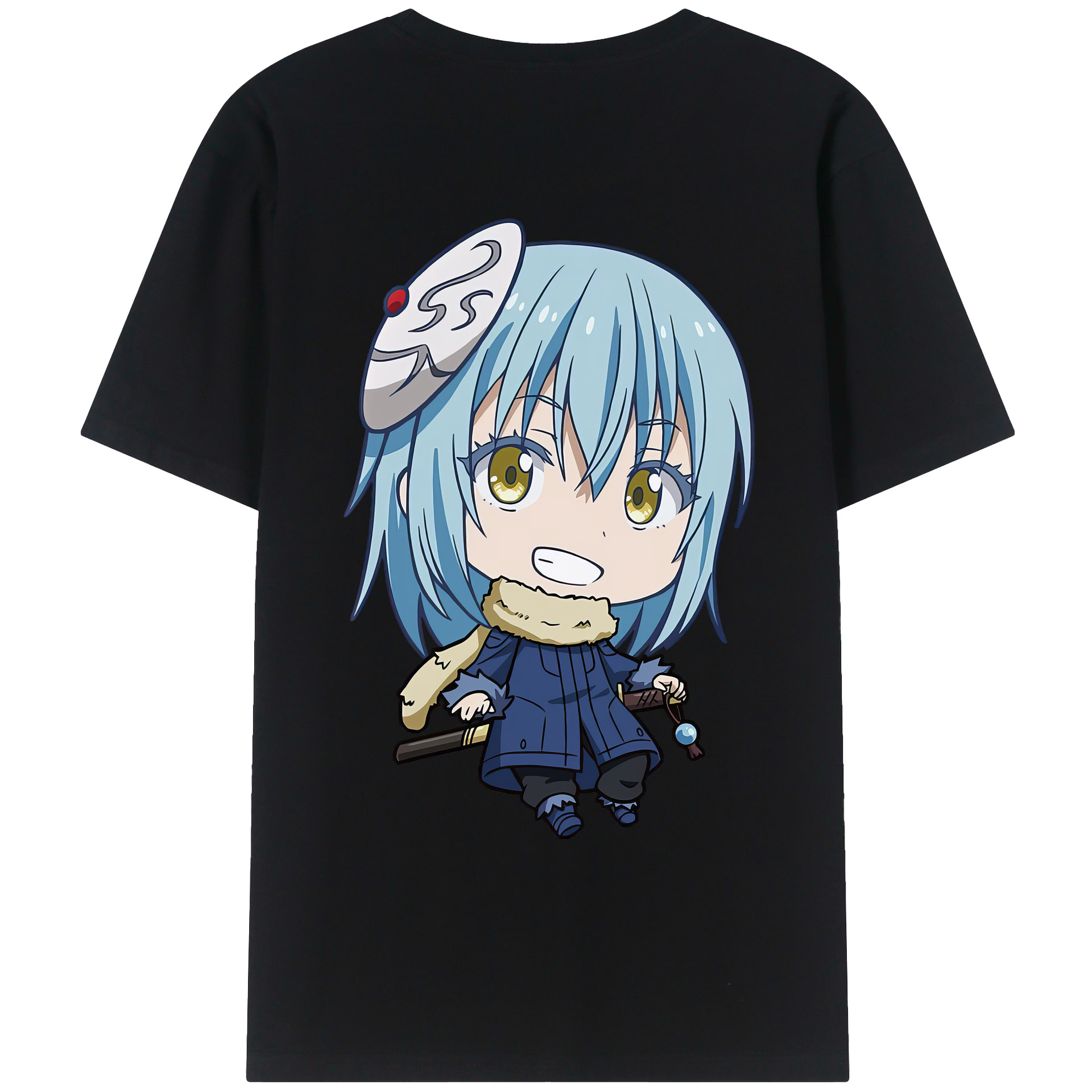 （画像用） 転スラ Regarding Reincarnated to Slime レディース半袖Tシャツ(バックプリント)
