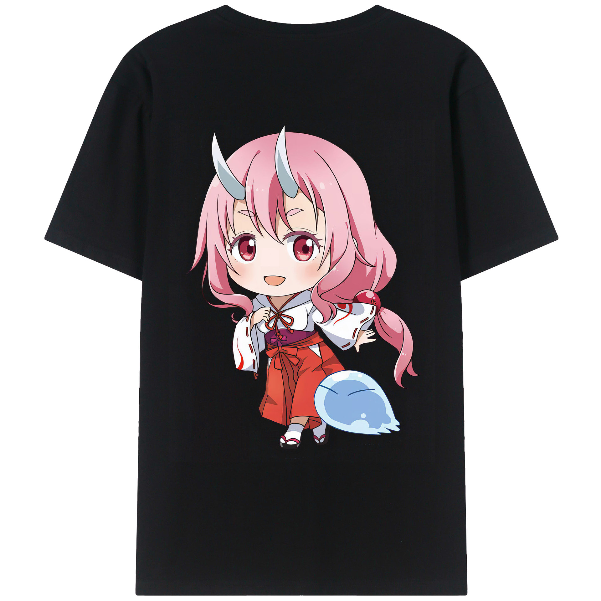 （画像用） 転スラ Regarding Reincarnated to Slime レディース半袖Tシャツ(バックプリント)