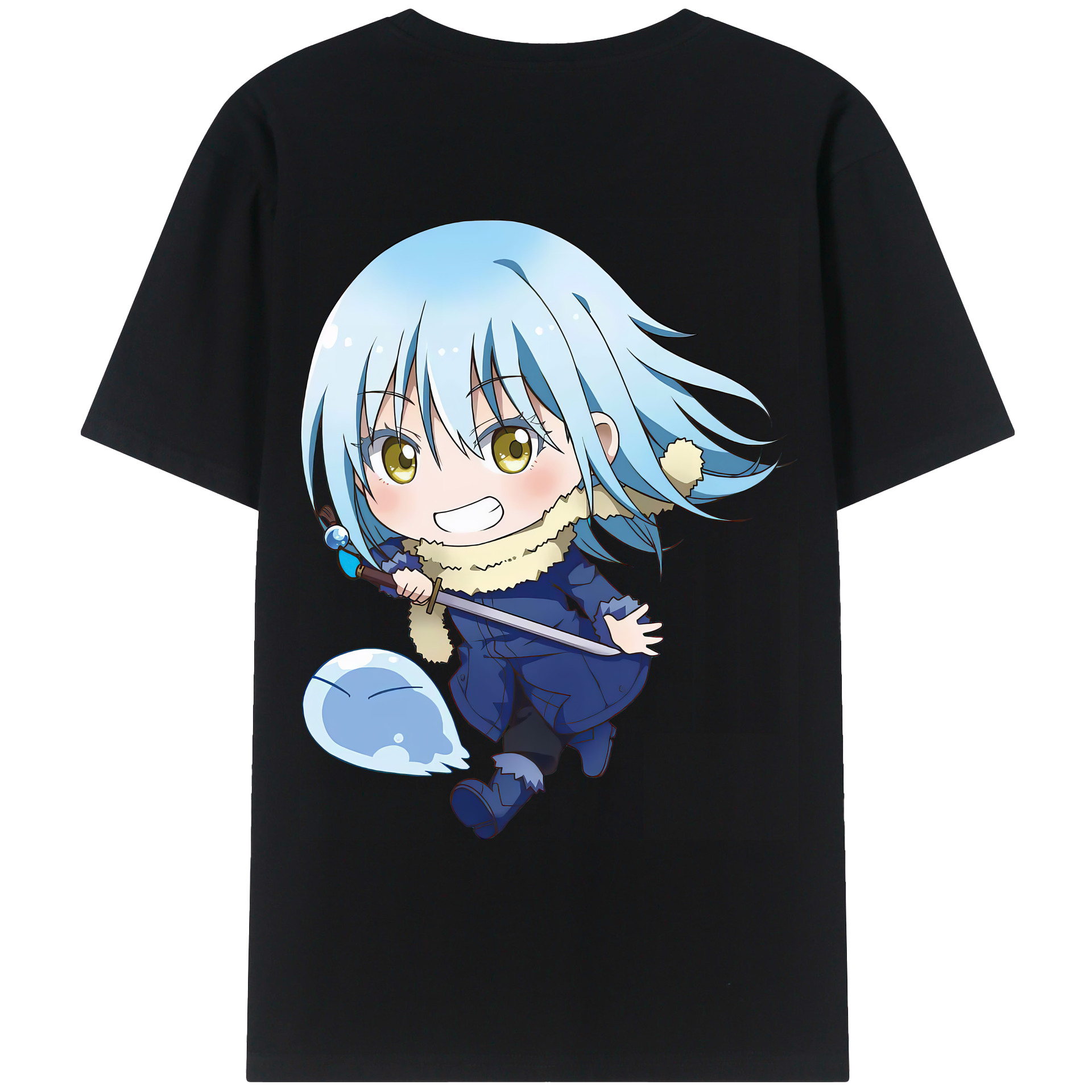 （画像用） 転スラ Regarding Reincarnated to Slime レディース半袖Tシャツ(バックプリント)