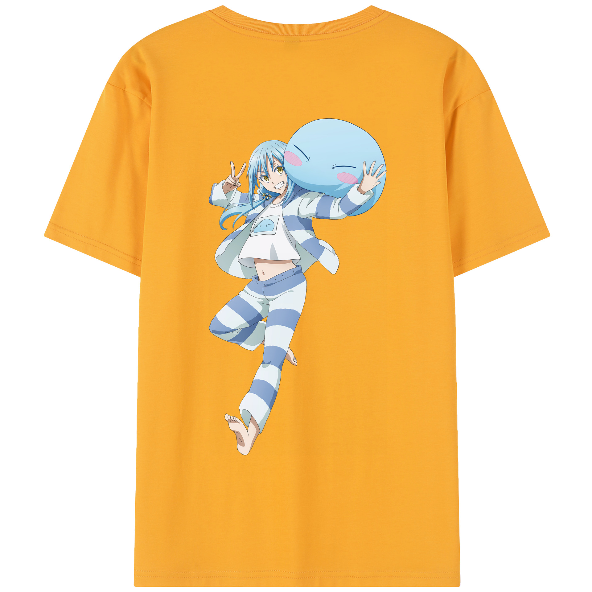 （画像用） 転スラ Regarding Reincarnated to Slime レディース半袖Tシャツ(バックプリント)