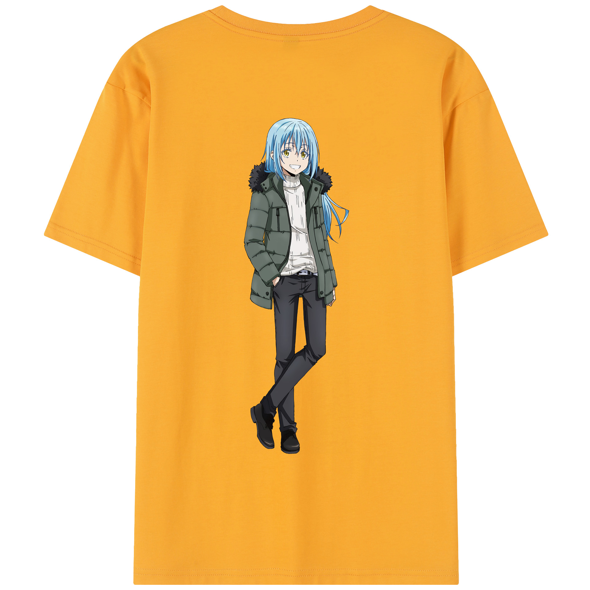 （画像用） 転スラ Regarding Reincarnated to Slime レディース半袖Tシャツ(バックプリント)
