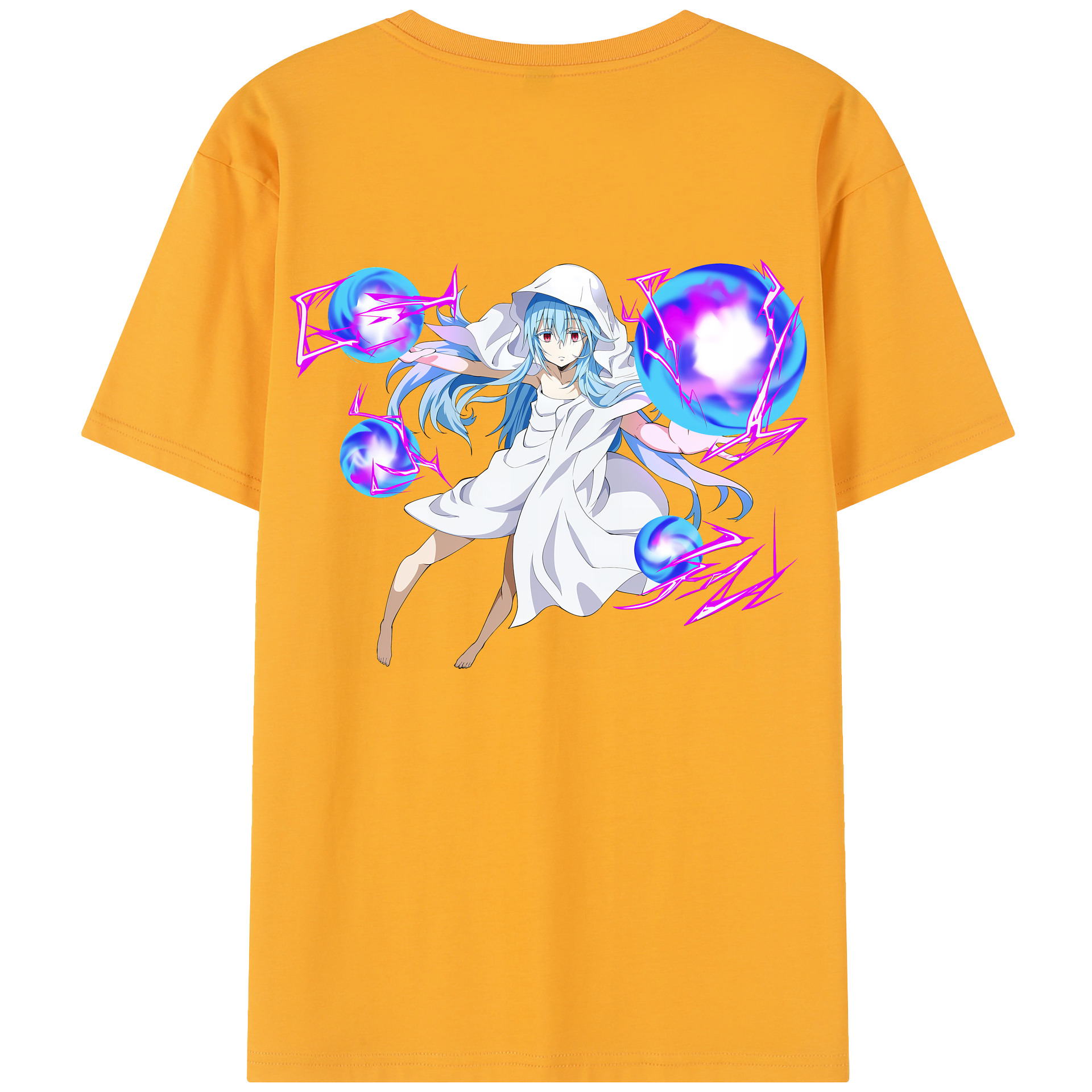 （画像用） 転スラ Regarding Reincarnated to Slime レディース半袖Tシャツ(バックプリント)