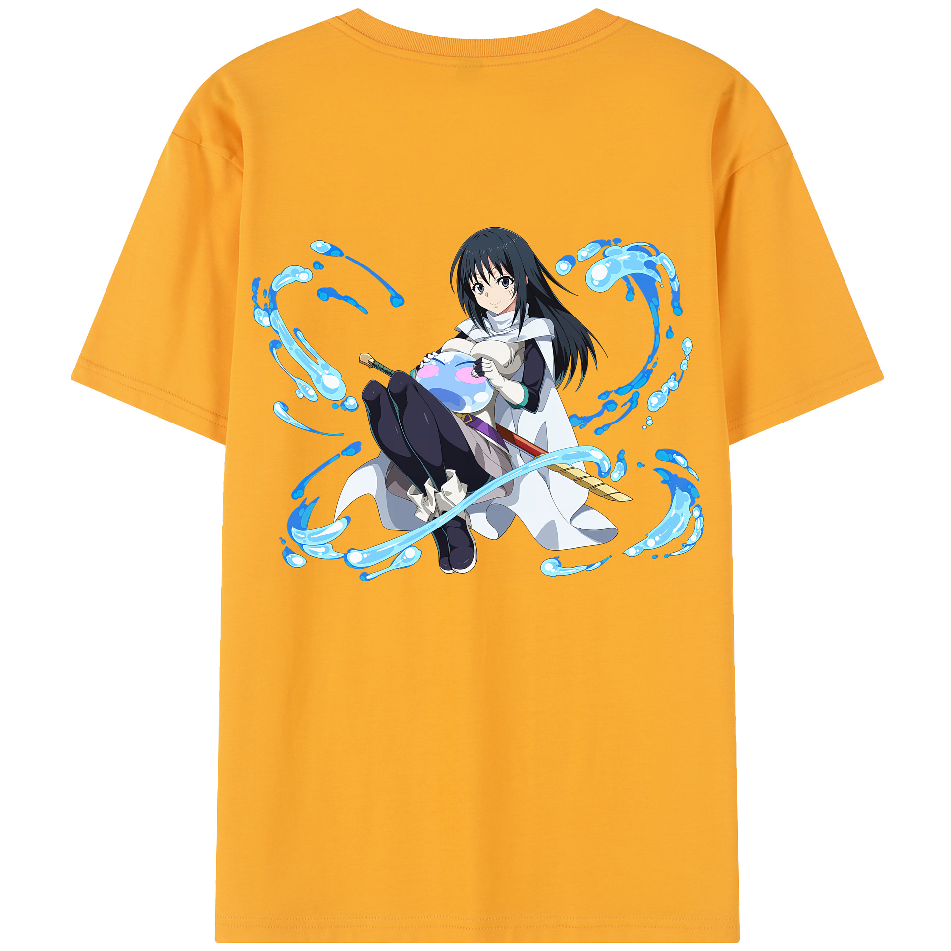 （画像用） 転スラ Regarding Reincarnated to Slime レディース半袖Tシャツ(バックプリント)