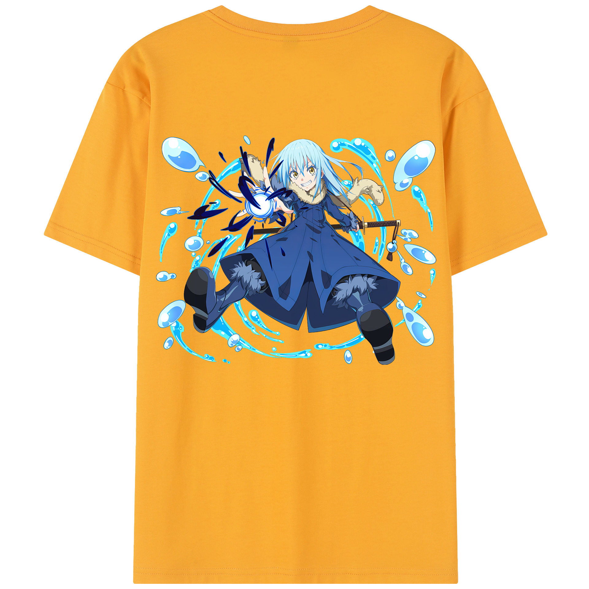 （画像用） 転スラ Regarding Reincarnated to Slime レディース半袖Tシャツ(バックプリント)
