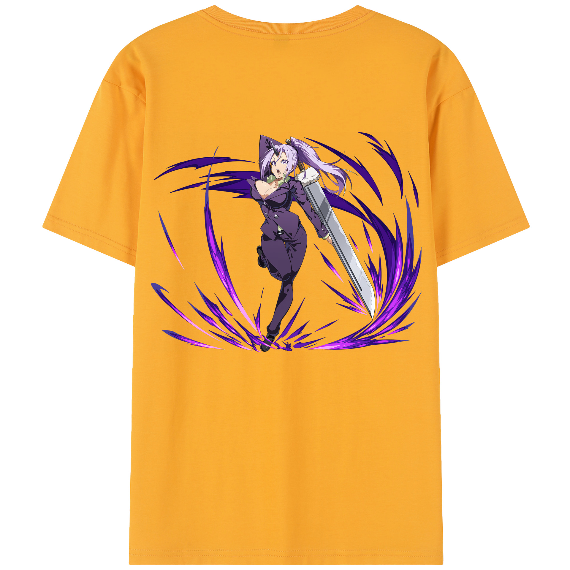 （画像用） 転スラ Regarding Reincarnated to Slime レディース半袖Tシャツ(バックプリント)