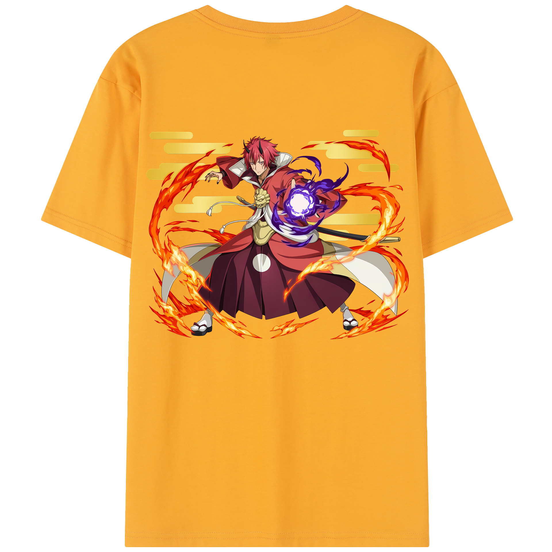 （画像用） 転スラ Regarding Reincarnated to Slime レディース半袖Tシャツ(バックプリント)